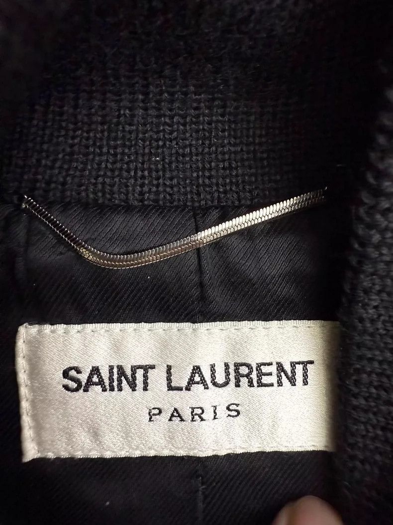 Saint Laurent Paris Saint Laurent Paris Black and white Teddy jacket Nextarrow Size US S / EU 44-46 / 1 - 3 Thumbnail
