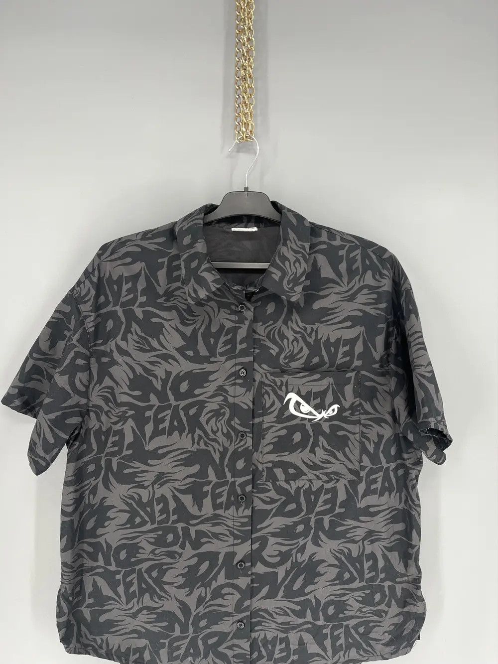 Japanese Brand VINTAGE 90s NO FEAR BIG LOGO SHIRT HIPHOP MONOGRAM Size US S / EU 44-46 / 1 - 6 Thumbnail