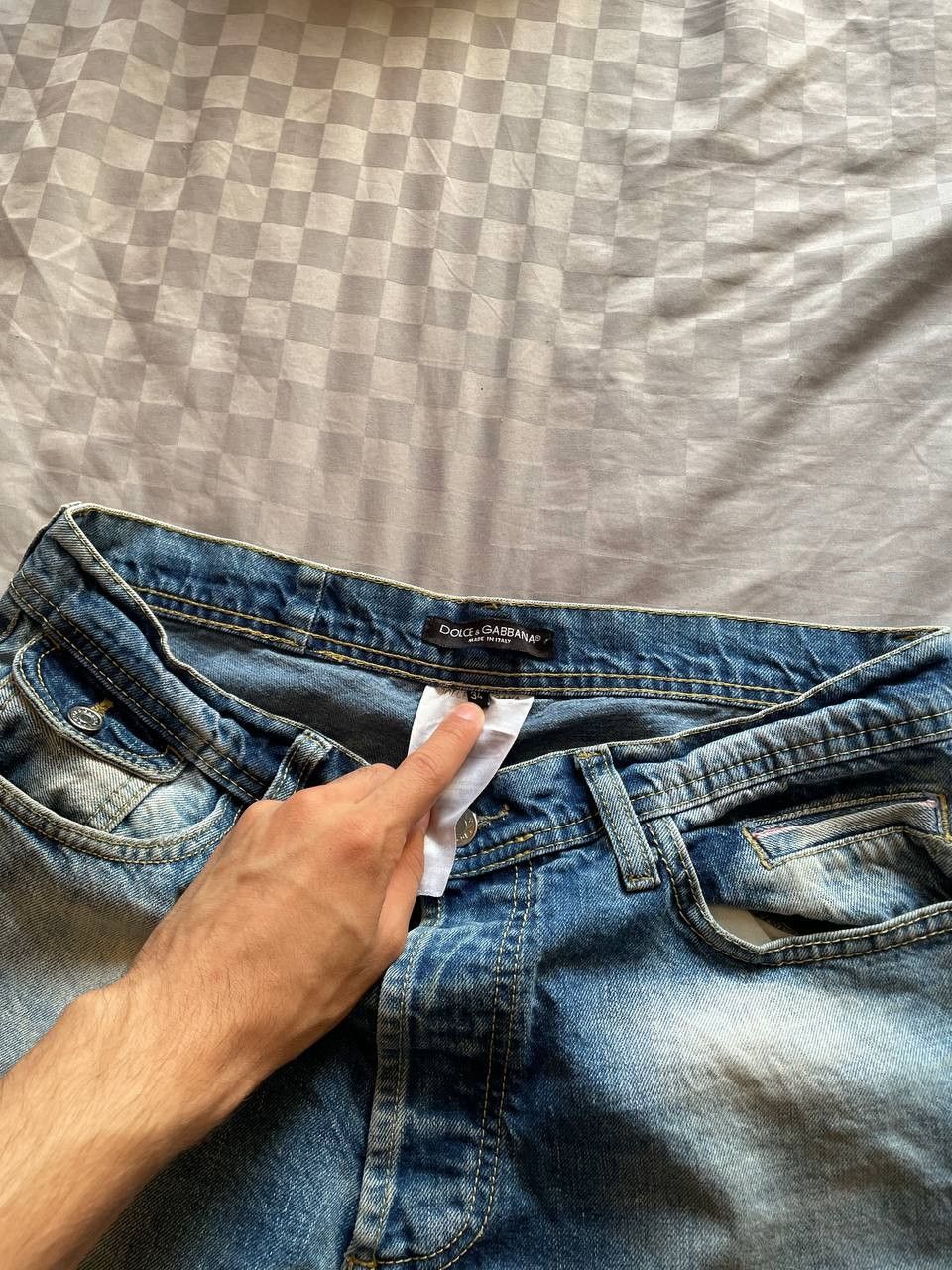 Dolce & Gabbana Crazy Rare Vintage Dolce & Gabbana jeans Y2k hype item Size US 33 - 9 Thumbnail