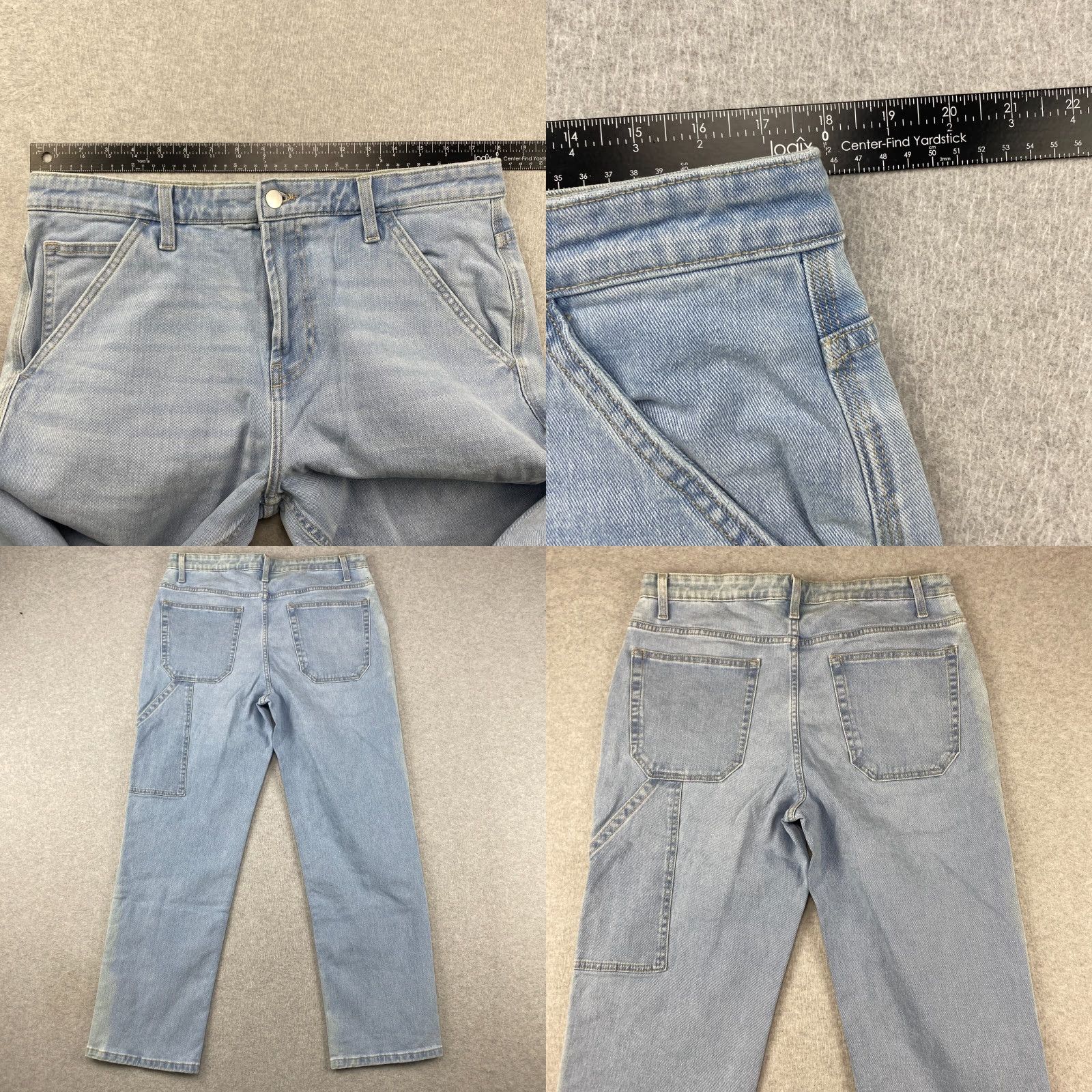 Essentials Amazon Essentials Jeans Mens 34X30 Blue Straight Leg Pockets Stretch B - 5-Pocket Denim Slim 34 Blue Modern Mens Size US 34 / EU 50 - 8 Thumbnail