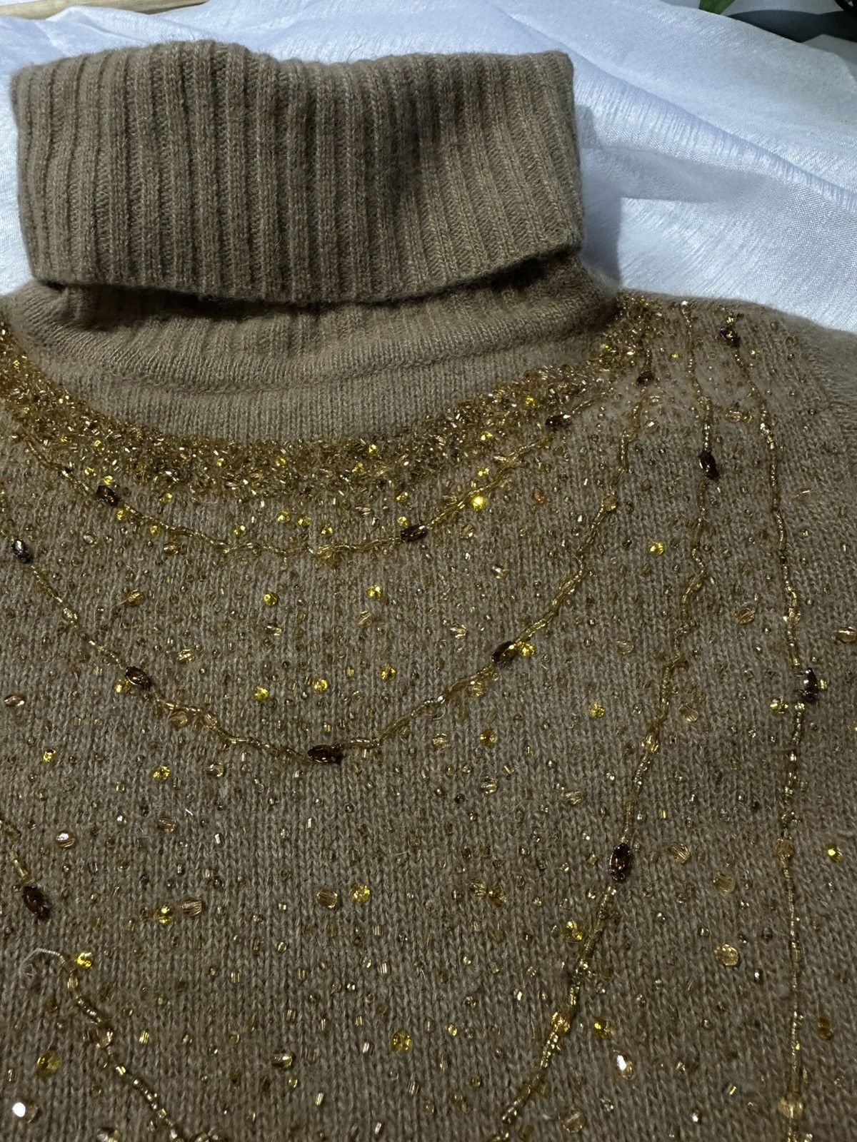 Dolce & Gabbana D&G Dolce & Gabbana Archive Embellished Turtleneck Sweater Size XS / US 0-2 / IT 36-38 - 13 Thumbnail