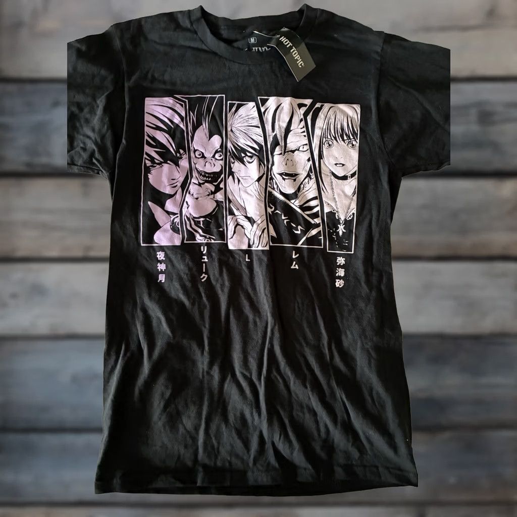 Ripple Junction Ripple Junction Death Note T-Shirt Mens M Black Short Sleeve New with Tags Size US M / EU 48-50 / 2 - 1 Thumbnail
