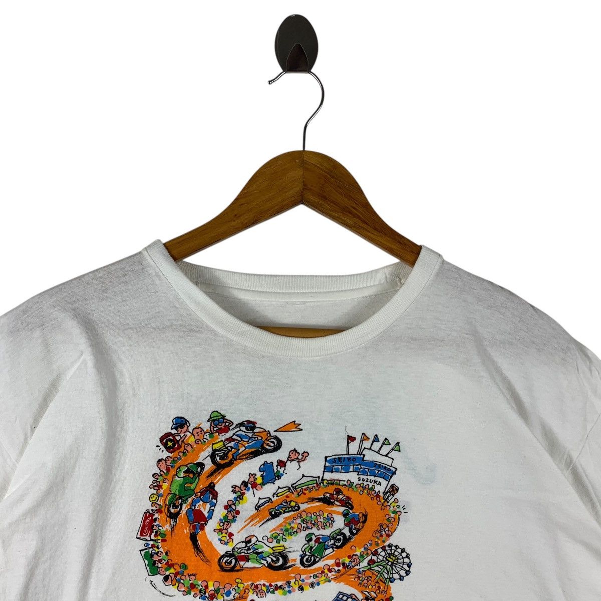 Other Vintage 90s SUZUKA 8 HOURS CIRCUIT Racing tee Size US M / EU 48-50 / 2 - 2 Thumbnail
