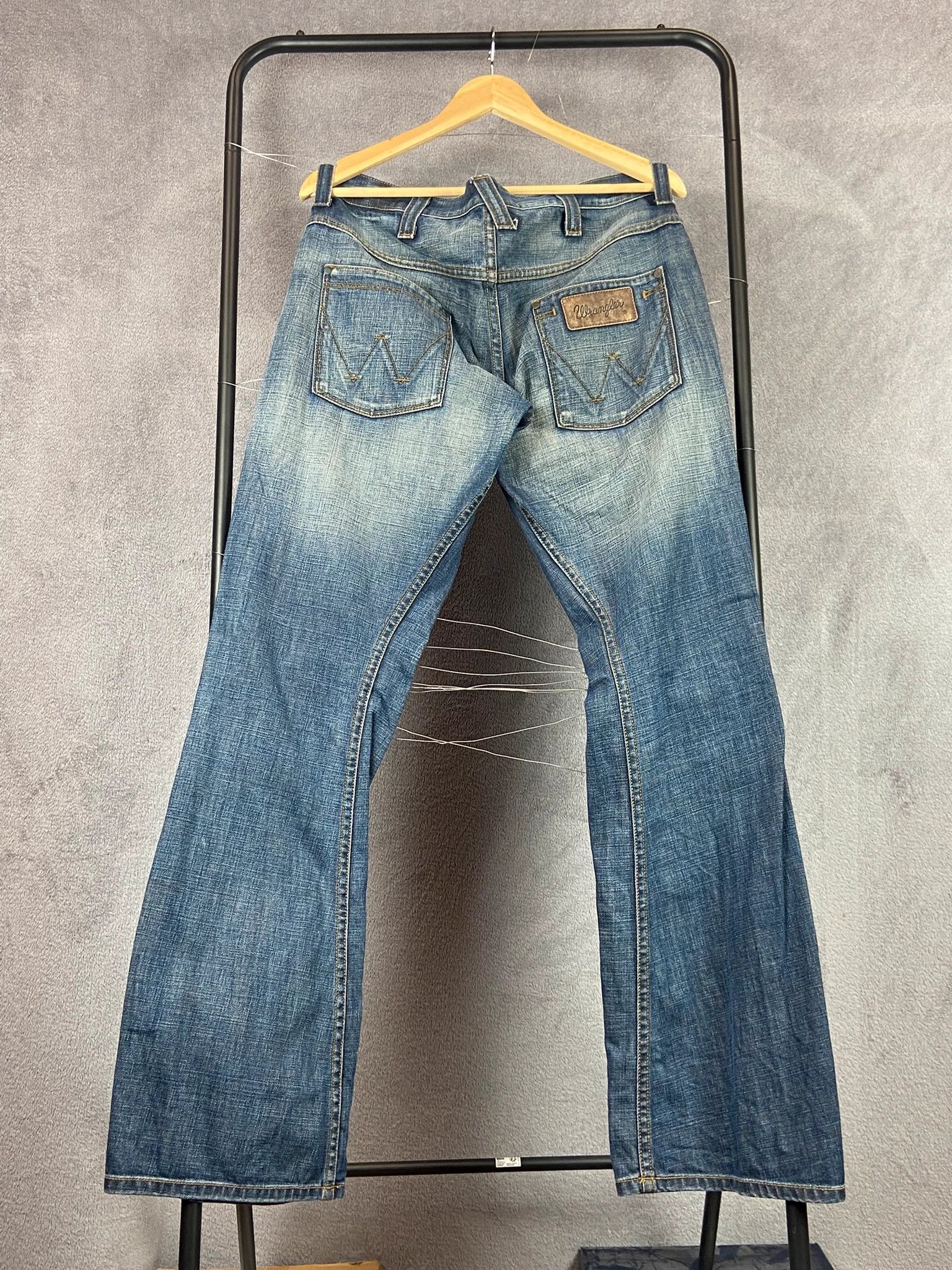 Wrangler Pants Wrangler Dark Blue Vintage Y2K Streetwear High End Size US 34 / EU 50 - 4 Thumbnail