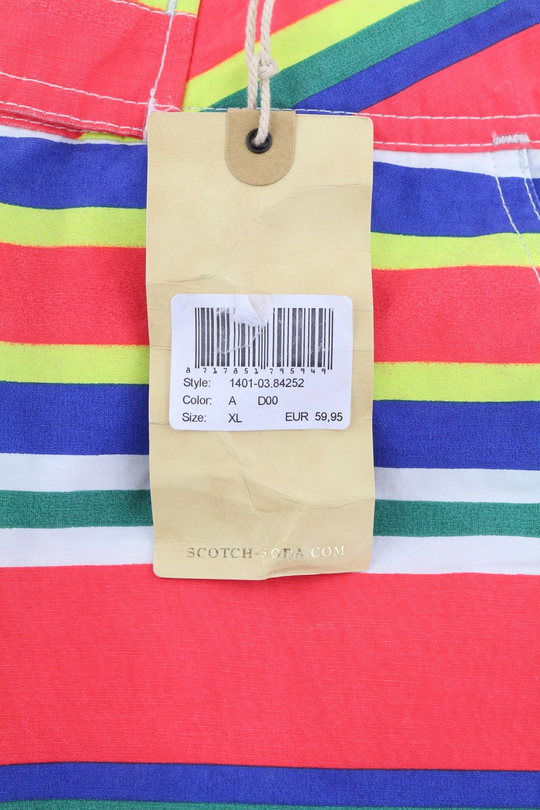 Scotch & Soda XL Colourful Drawstring Waist Mesh Lined 84273 Size US 34 / EU 50 - 6 Thumbnail