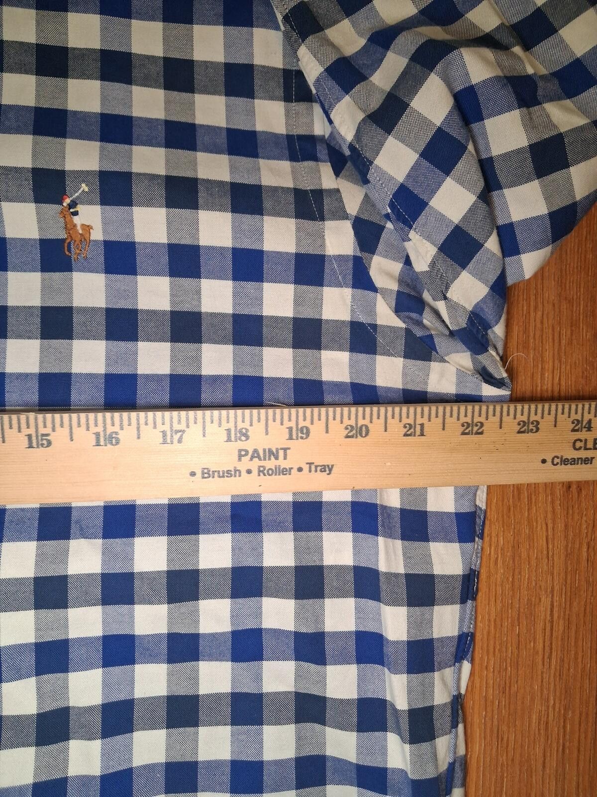 Polo Ralph Lauren Polo Ralph Lauren Button Up Shirt Large Blue Check Cotton Size US L / EU 52-54 / 3 - 9 Thumbnail