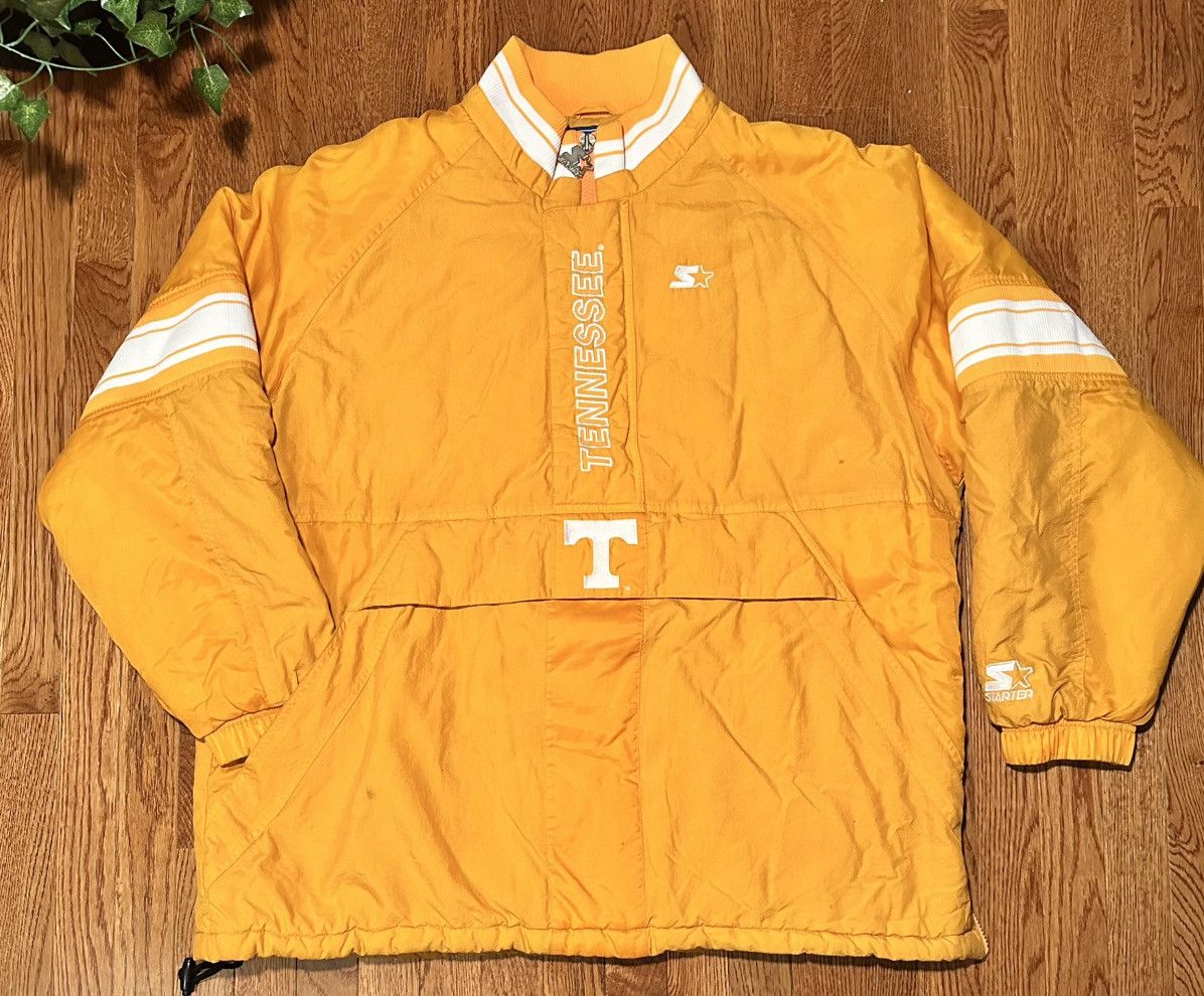 NCAA × Starter × Vintage Vintage 1/4 Zip Tennessee Volunteers Starter Jacket Size US XXL / EU 58 / 5 - 1 Thumbnail