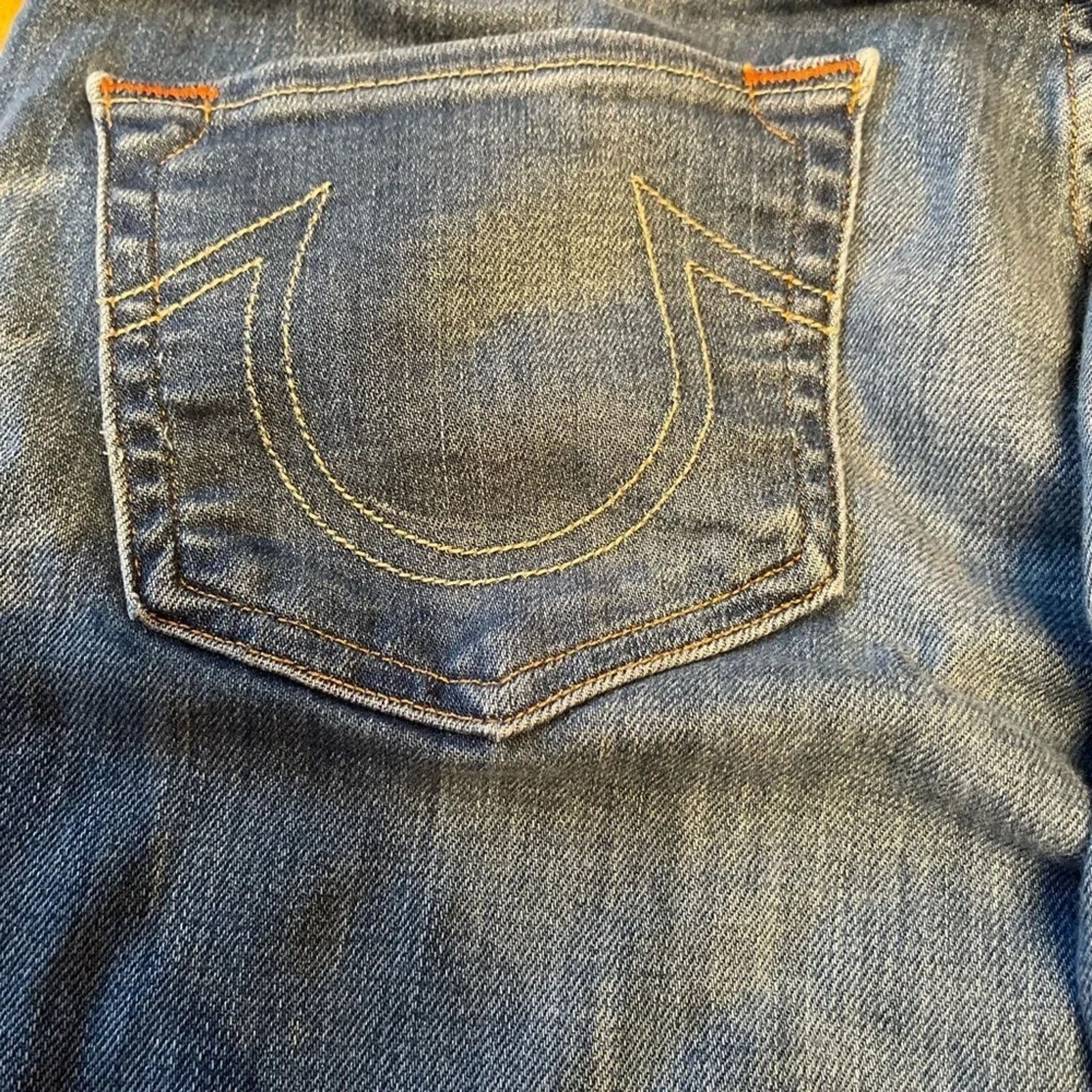 True Religion True Religion Y2K Cora Mid Rise Straight leg jeans, size 27 Size 27" / US 4 / IT 40 - 3 Thumbnail