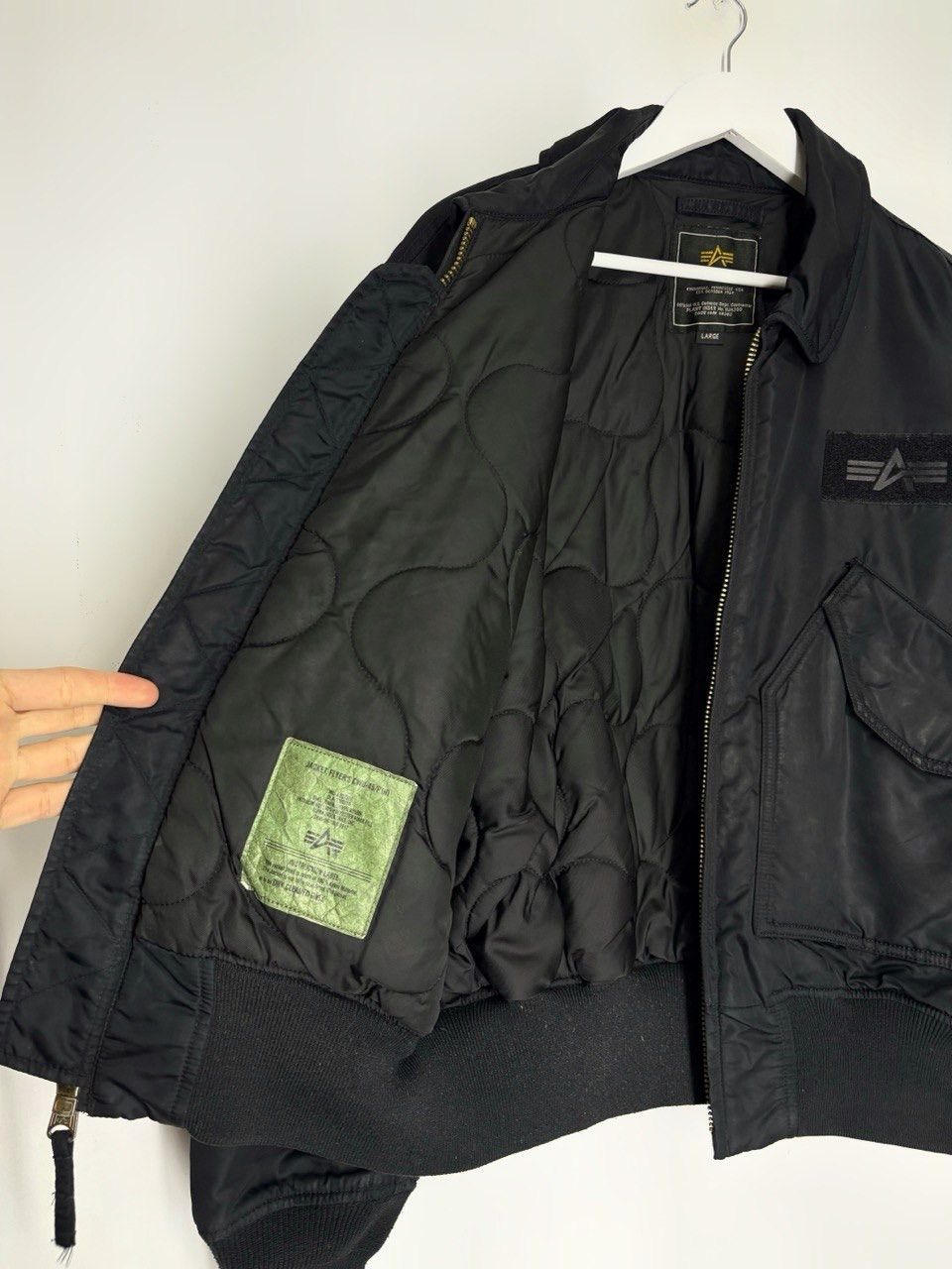Alpha Industries Vintage Alpha Industries CWU 45/P Army Flight Bomber Jacket Size US L / EU 52-54 / 3 - 18 Thumbnail