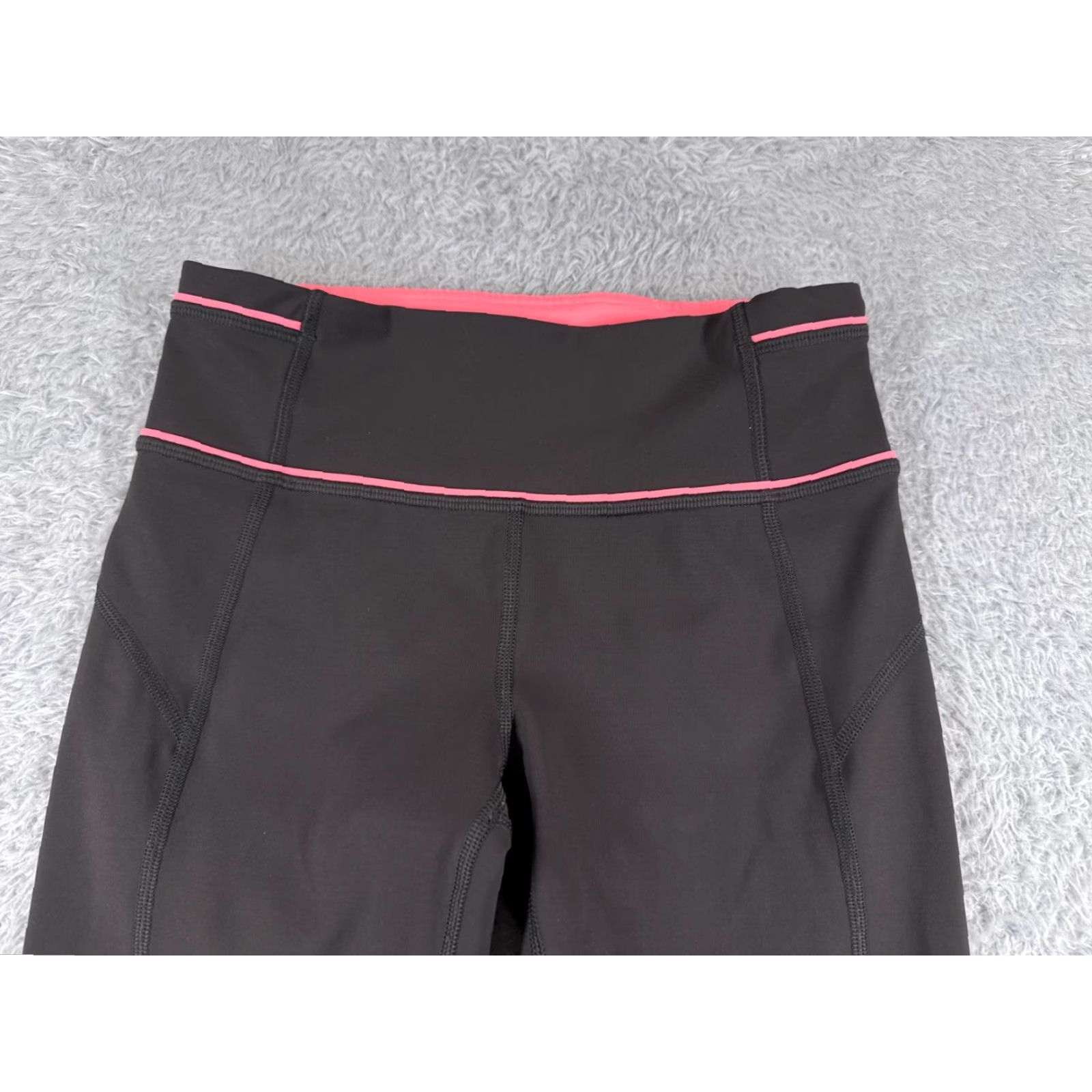Lululemon Lululemon Pants Womens 2 Black Pace Queen Tight Full-On Luxtreme Run Running Sweatpants Zip Pocket Pockets 25 in Inseam Size 26" / US 2 / IT 38 - 4 Thumbnail
