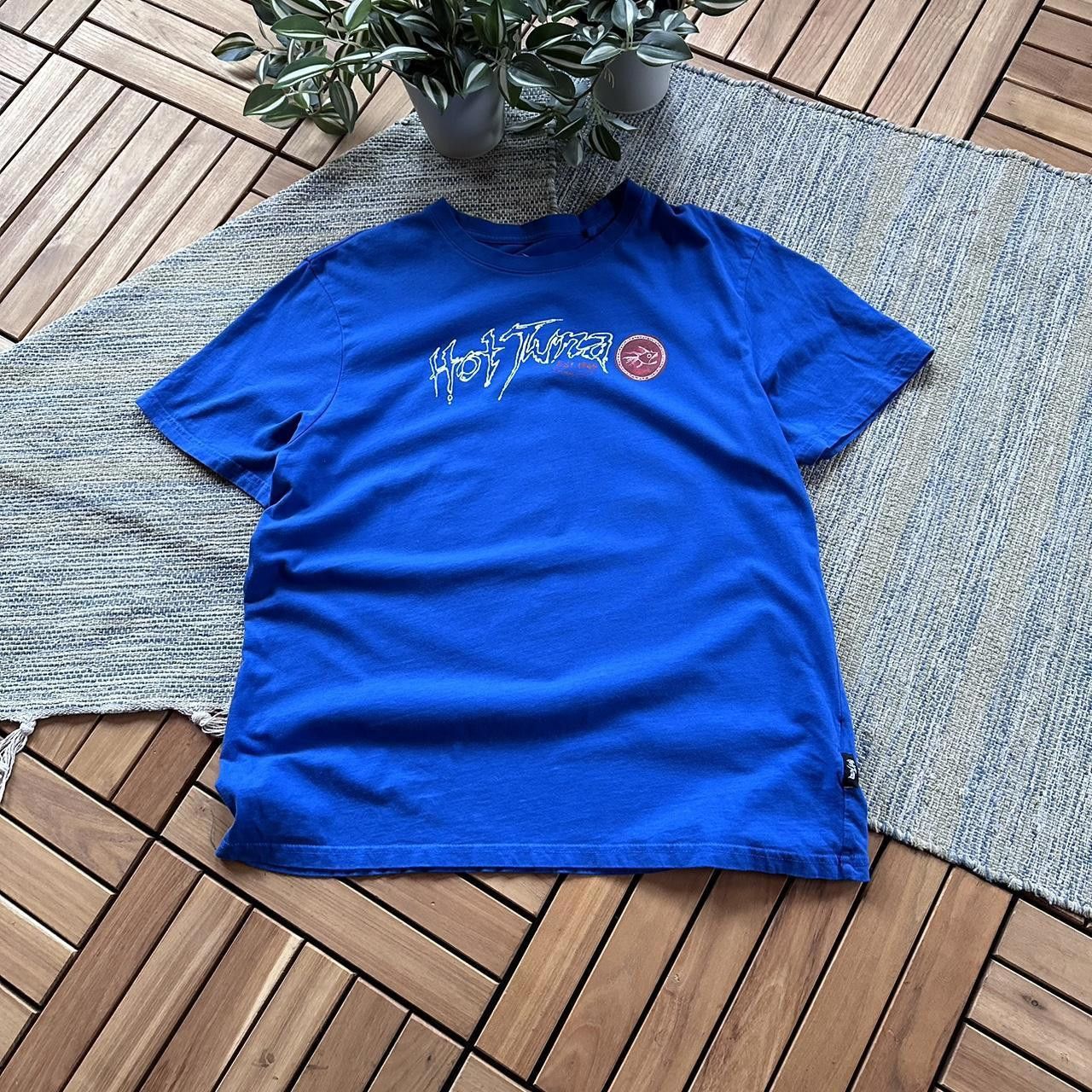 Designer Vintage Y2K Hot Tuna Fish Surfcore Tee T-shirt Size US M / EU 48-50 / 2 - 1 Thumbnail