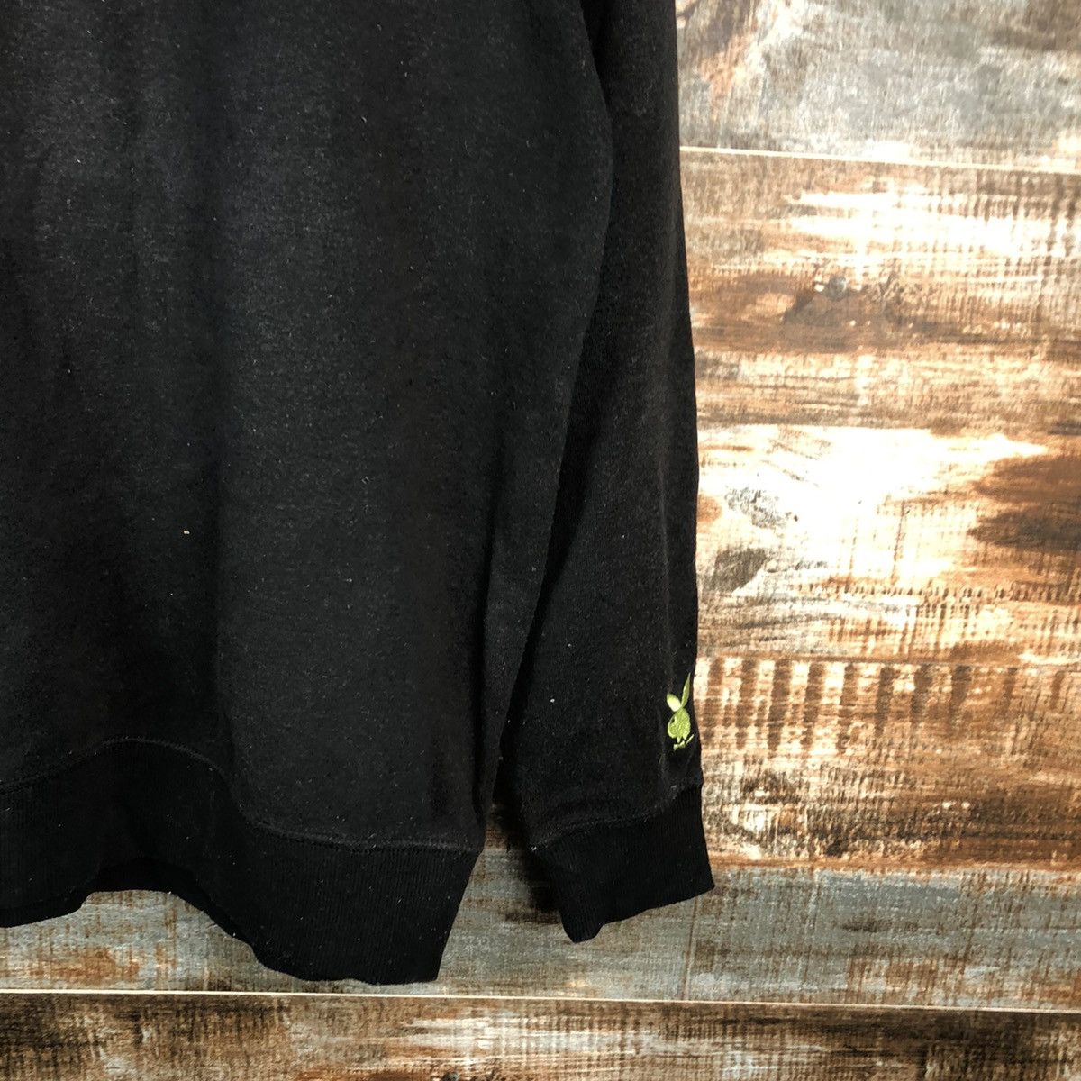 Playboy × Vintage Playboy Bunny Black Sweatshirt #A1532 Size US M / EU 48-50 / 2 - 8 Thumbnail