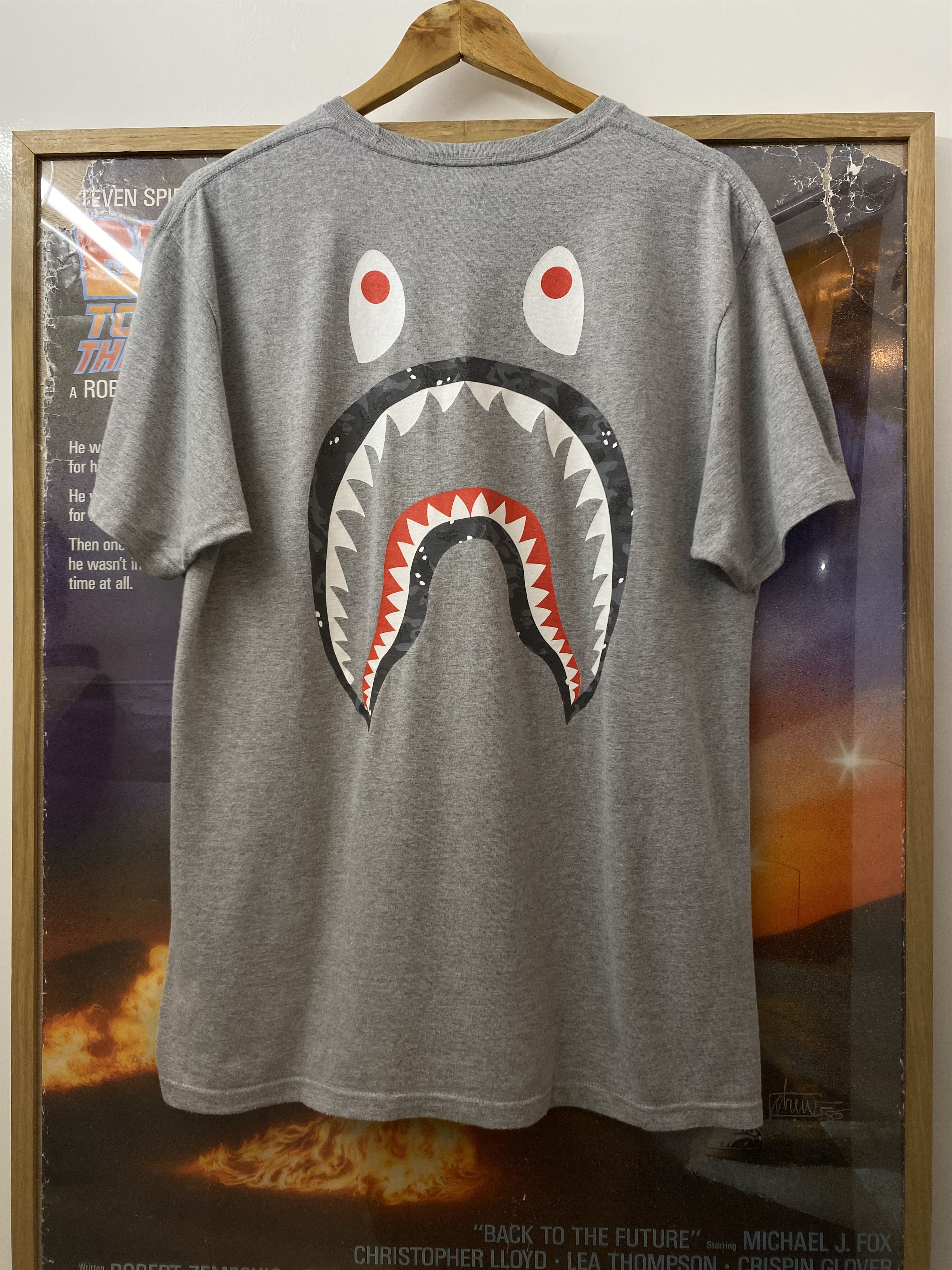 Bape × Stussy FW2013 Bape x Stussy Ill Collaboration Shark T Shirt Size US M / EU 48-50 / 2 - 2 Thumbnail