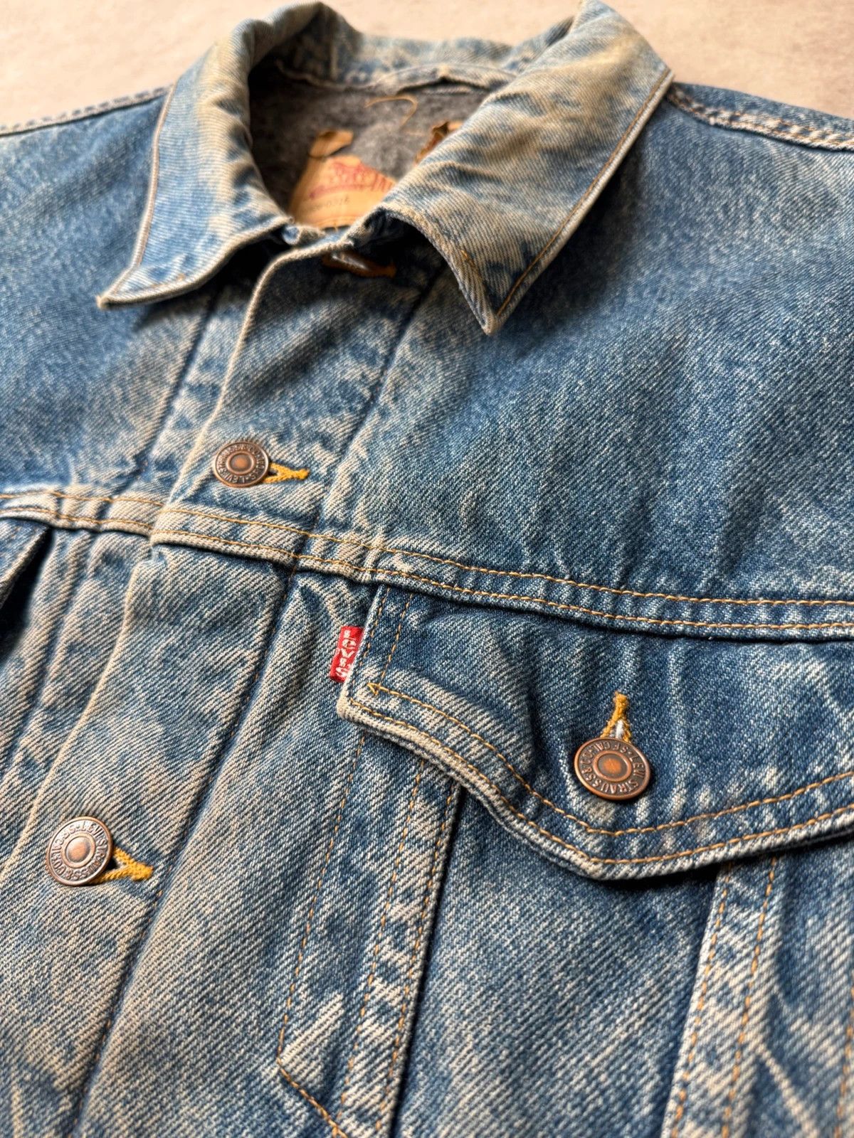 Levi's Veste Jean Levi's Type III trucker 71506 Made In USA 80s L Size US L / EU 52-54 / 3 - 4 Thumbnail