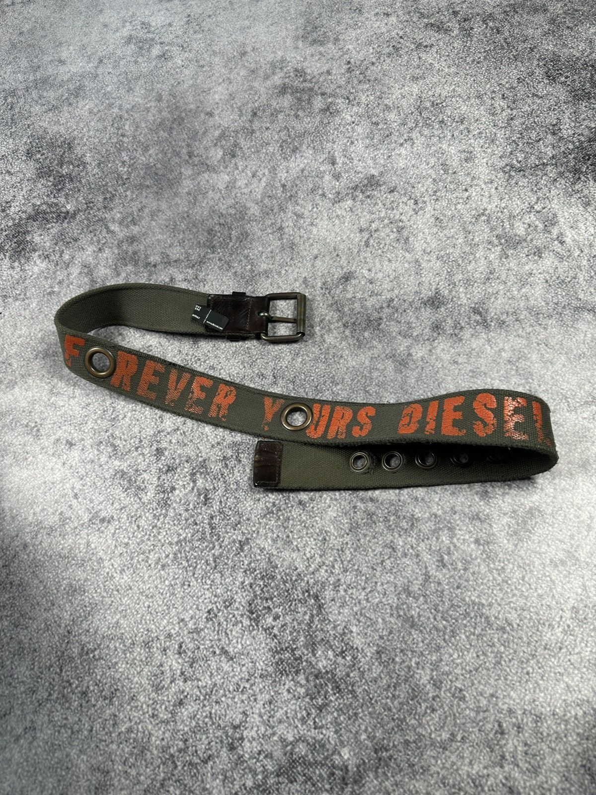 Diesel Y2K Vintage Forever Your Diesel Logo Belts Leather Style USA Size ONE SIZE - 1 Thumbnail