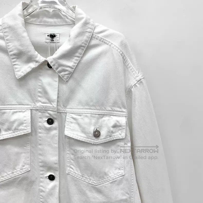 Dior Dior White bee embroidery cotton lapel single-breasted lon Size XS / US 0-2 / IT 36-38 - 3 Thumbnail