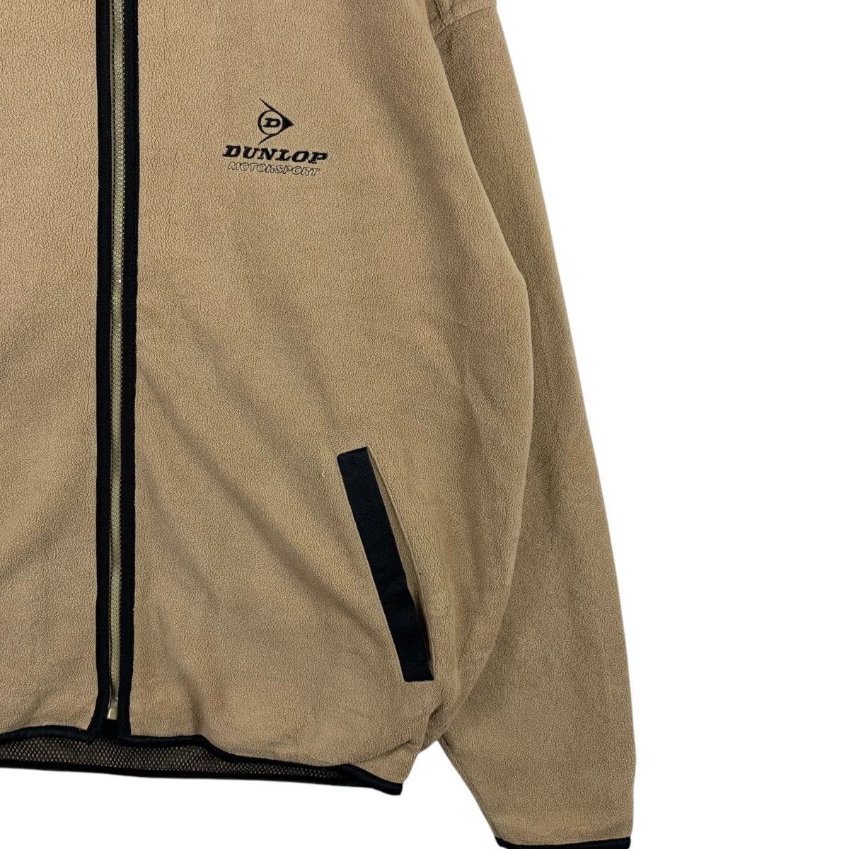 Dunlop × Vintage Vintage DUNLOP Motorsport Small Logo Zipper Sweater Jacket Size US M / EU 48-50 / 2 - 6 Thumbnail