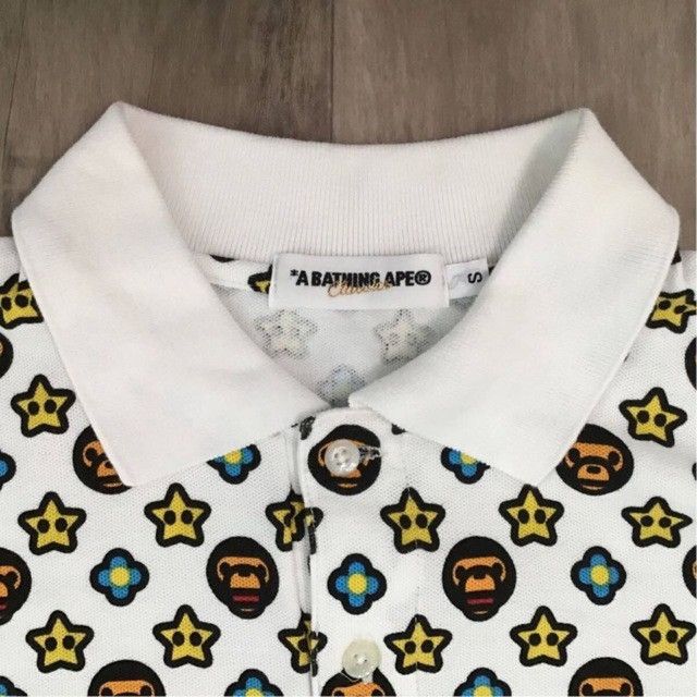 Bape BAPE STA Milo Monogram Polo Shirt a bathing ape star NIGO Size US S / EU 44-46 / 1 - 4 Thumbnail