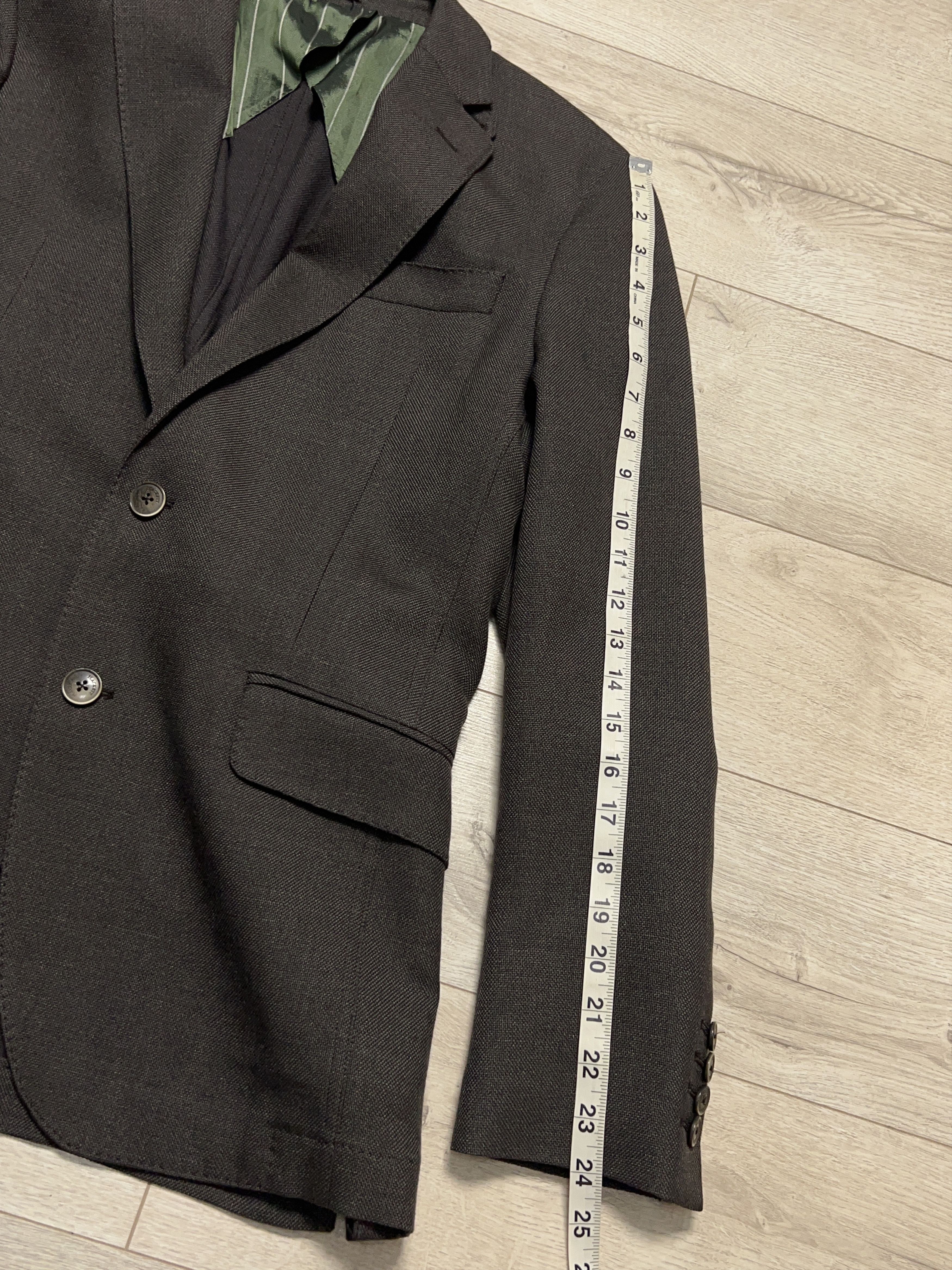 Hackett × Loro Piana Mens London Mayfair Hopsack Blazer Sport Coat Jacket Size 38R - 18 Thumbnail