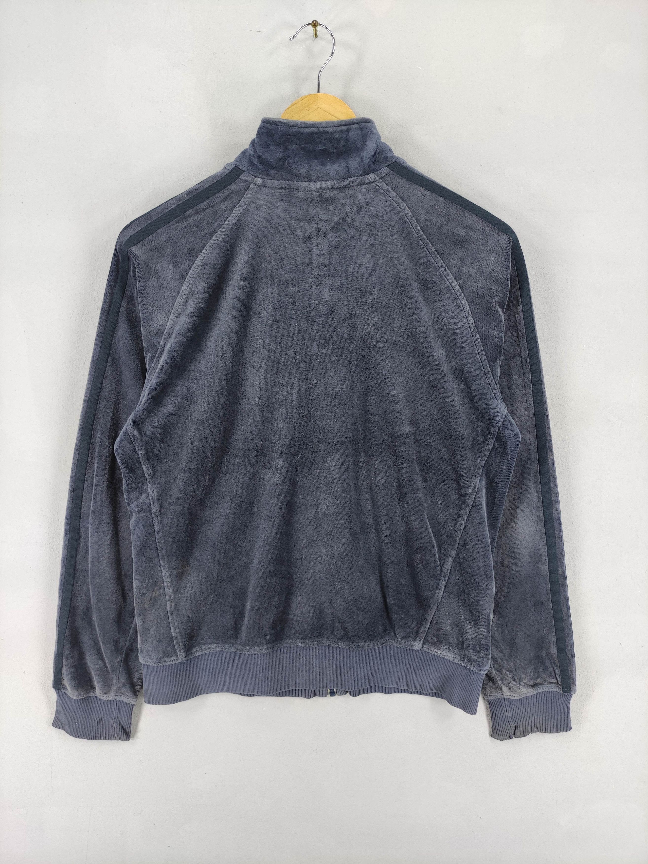 Adidas Vintage Adidas Velvet Sweater Jacket Zipper Size US S / EU 44-46 / 1 - 16 Thumbnail