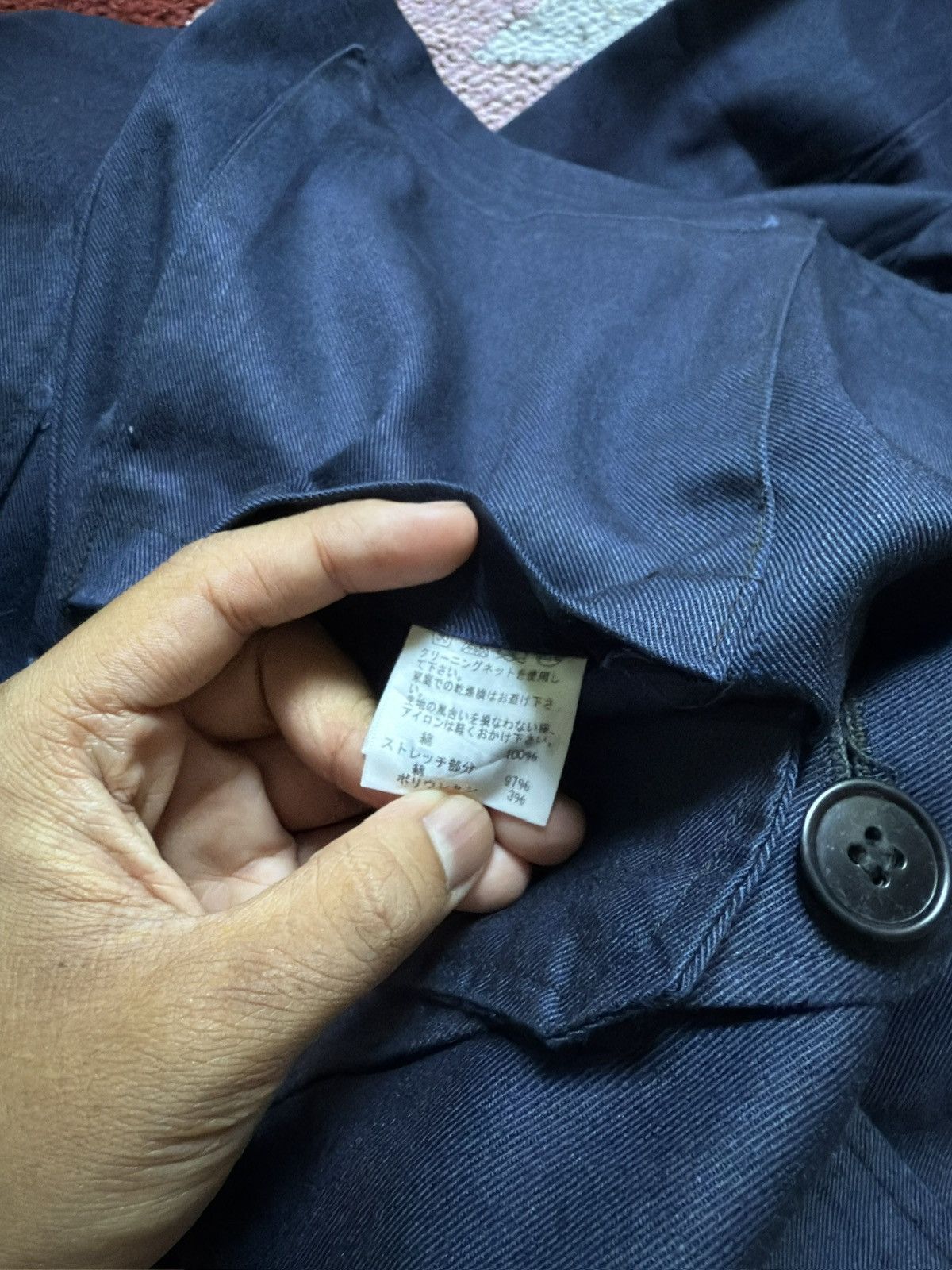 Issey Miyake × Japanese Brand × Vintage Vintage 1990s Issey Miyake Shiseido Work Jacket Size US L / EU 52-54 / 3 - 3 Thumbnail