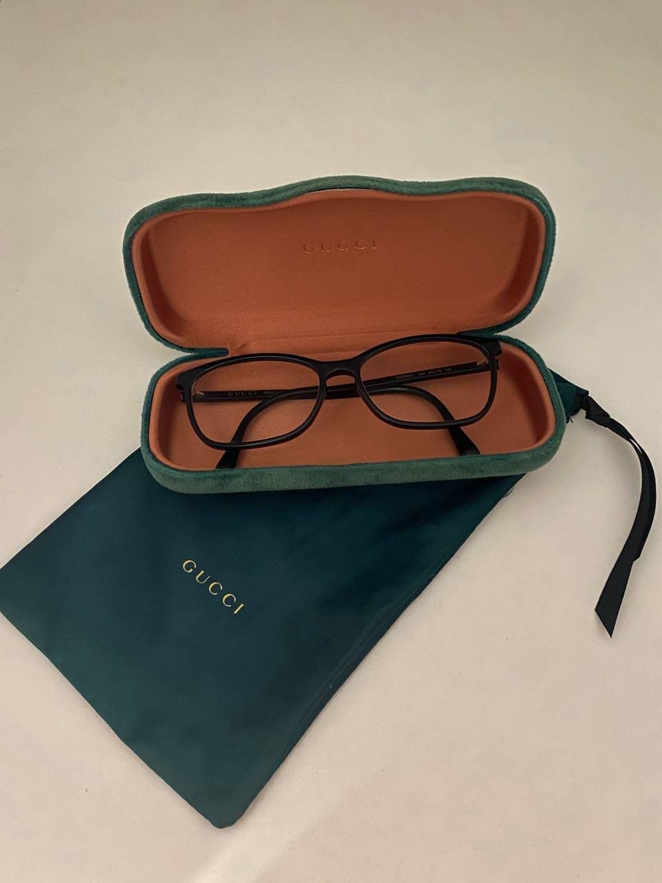 Gucci Gucci GG Logo Black Oversized Cat Eye Eyeglasses 0548O Size ONE SIZE - 8 Thumbnail