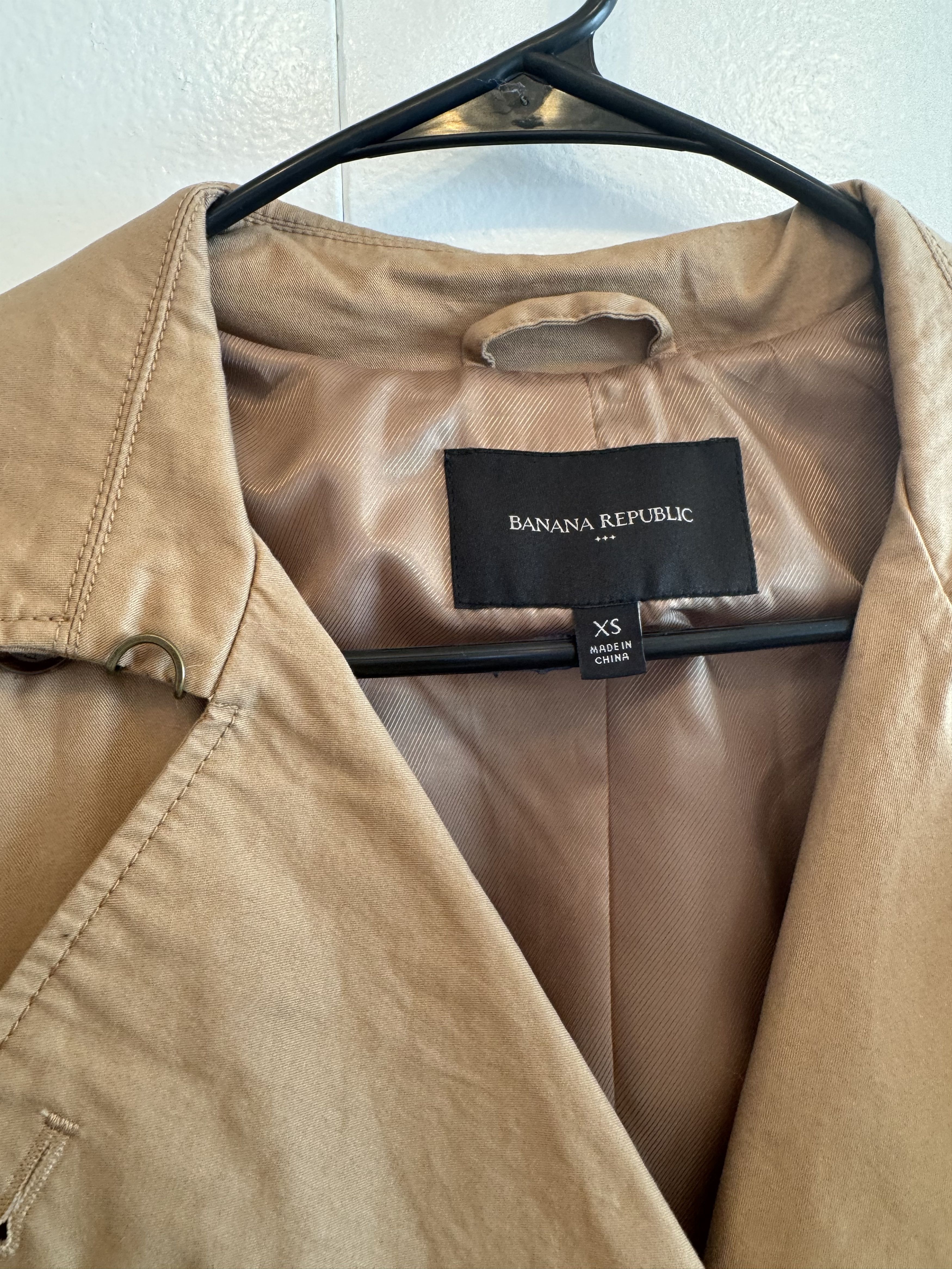 Banana Republic Banana Republic Long Twill Trench Coat - New Classic Camel Size XS / US 0-2 / IT 36-38 - 2 Thumbnail
