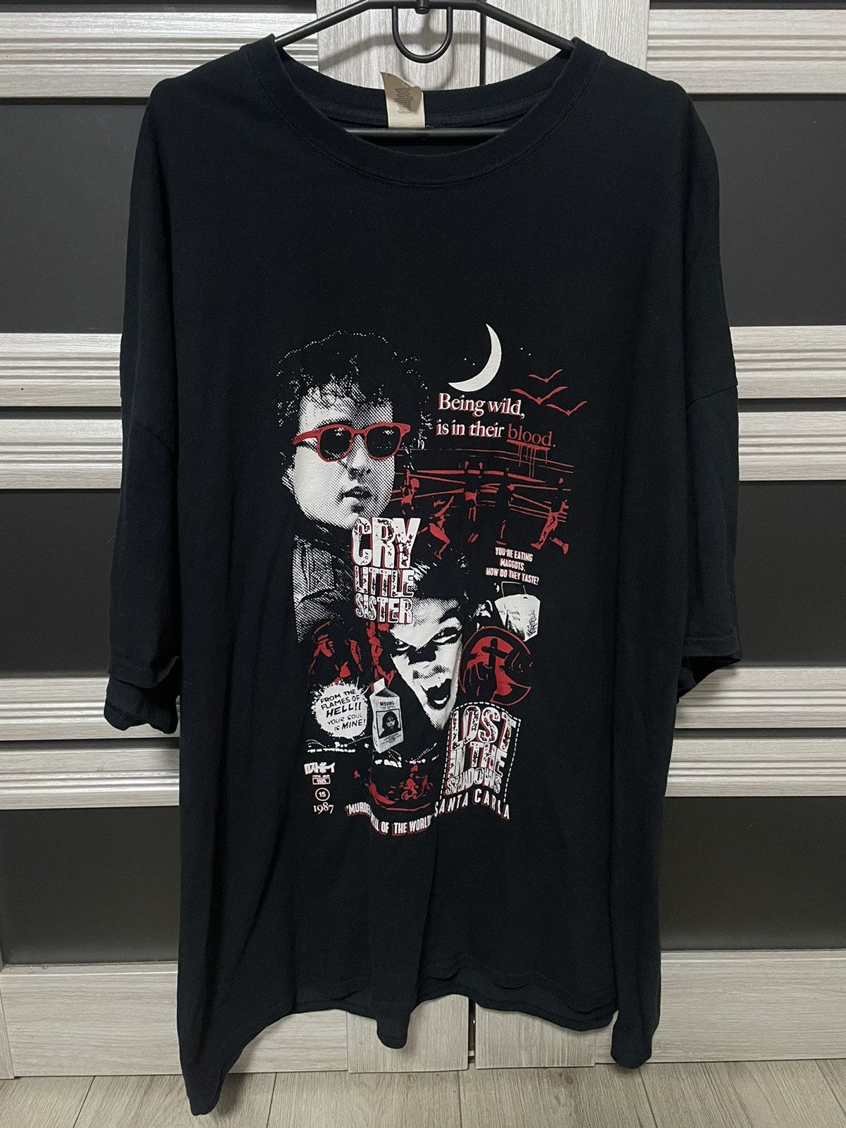 Vintage Vintage The Lost Boys Death By Stereo Movie T Shirt Big Tee Size US XXL / EU 58 / 5 - 1 Thumbnail