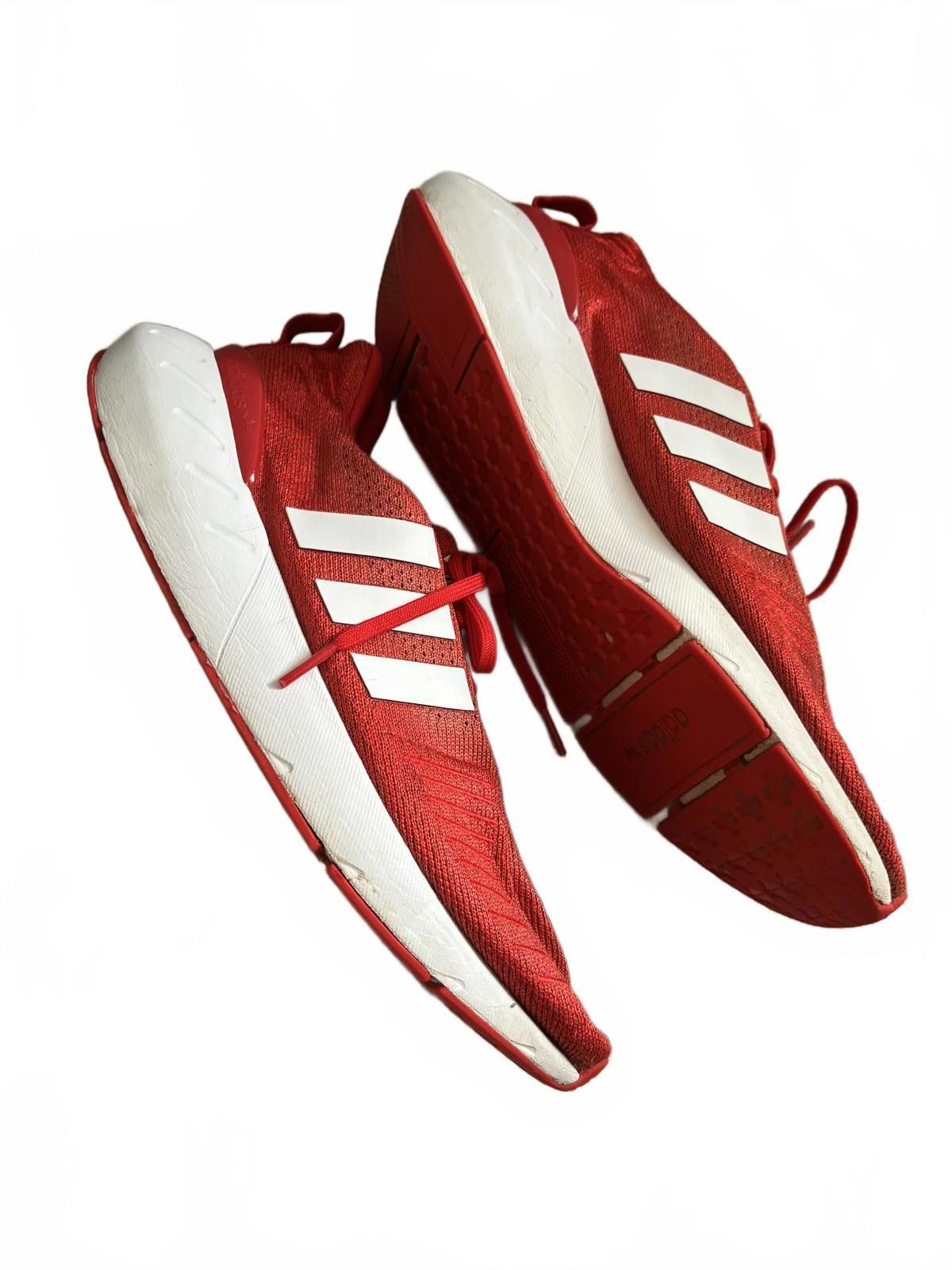Adidas Mens Adidas Red Athletic Slip On Sneakers Size US 11 / EU 44 - 3 Thumbnail