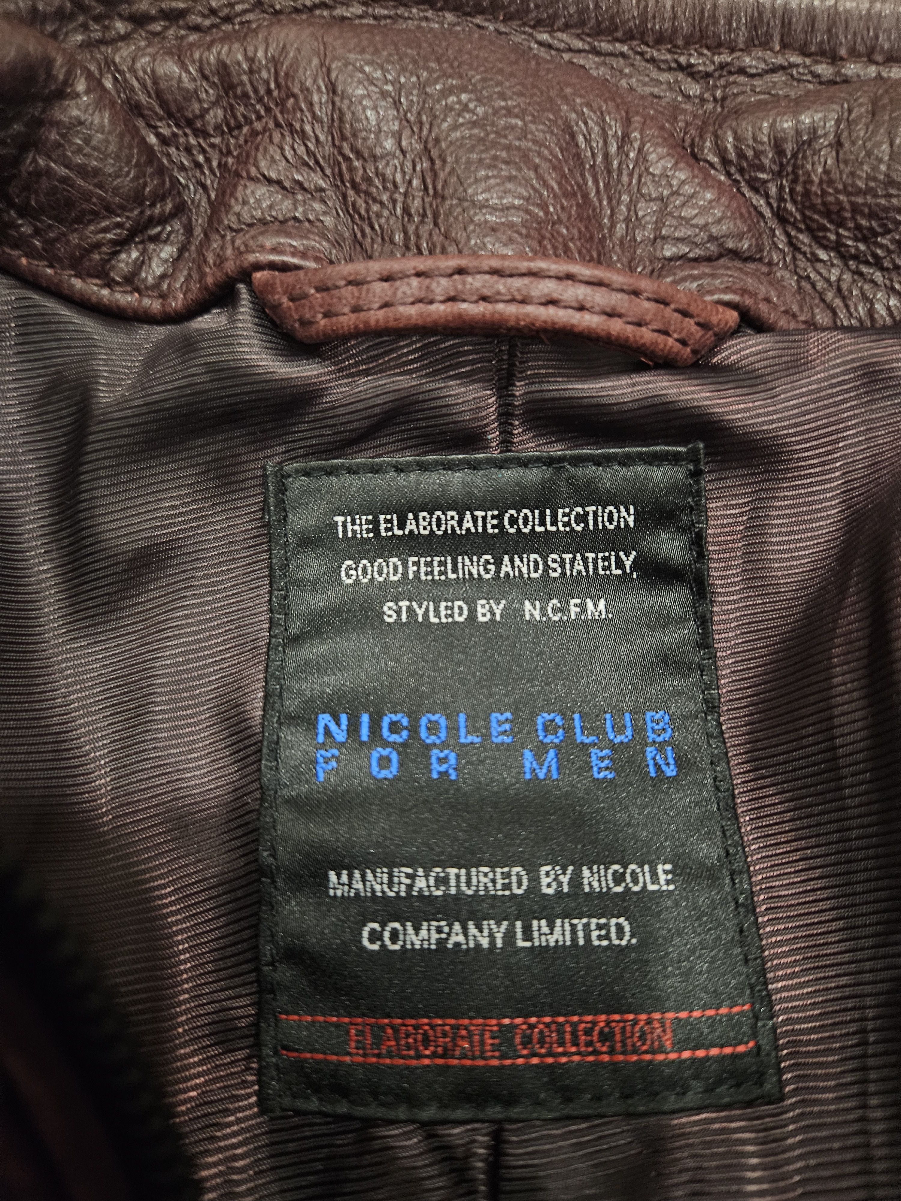 Nicole Clun For Men Sheepskin Leather riders Jacket