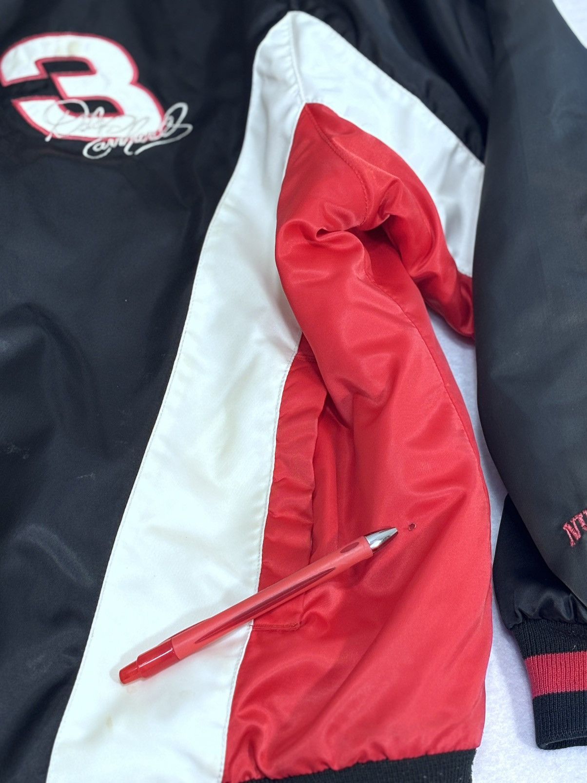Nutmeg Vintage Dale Earnhardt #3 NASCAR Racing Jacket Size US XL / EU 56 / 4 - 4 Thumbnail
