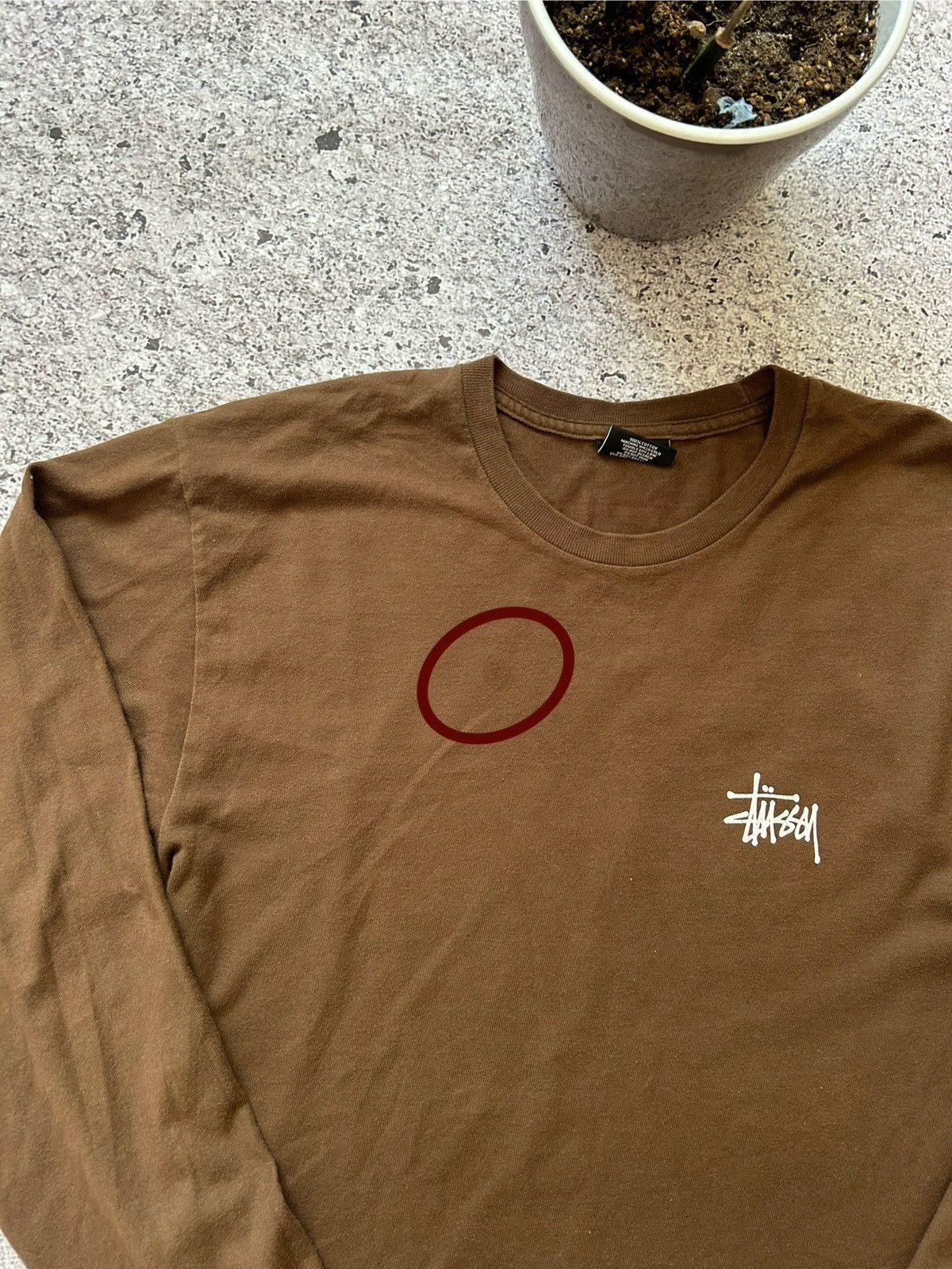 Stussy × Vintage Vintage Stussy Y2K Big Logo Retro Long Sleeve Tee 00’s Hype Size US M / EU 48-50 / 2 - 10 Thumbnail