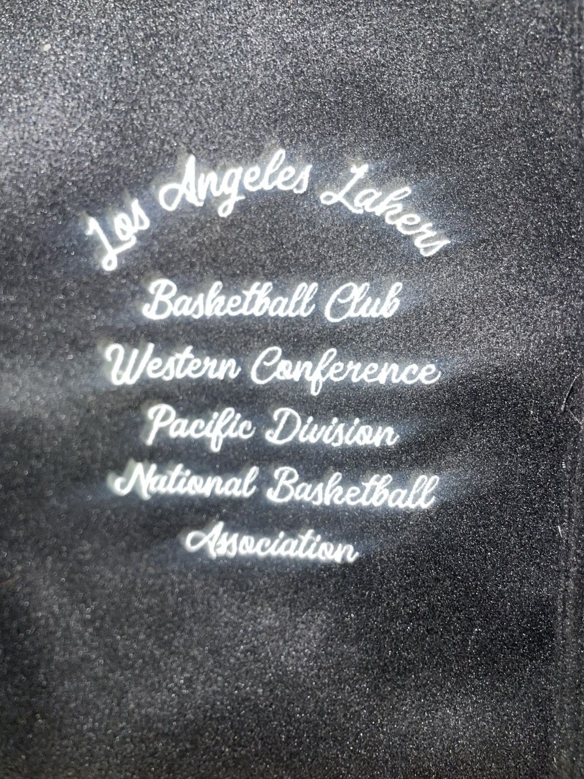Starter Men's Los Angeles Lakers Black Wool & Leather Varsity Jacket Size US L / EU 52-54 / 3 - 2 Thumbnail
