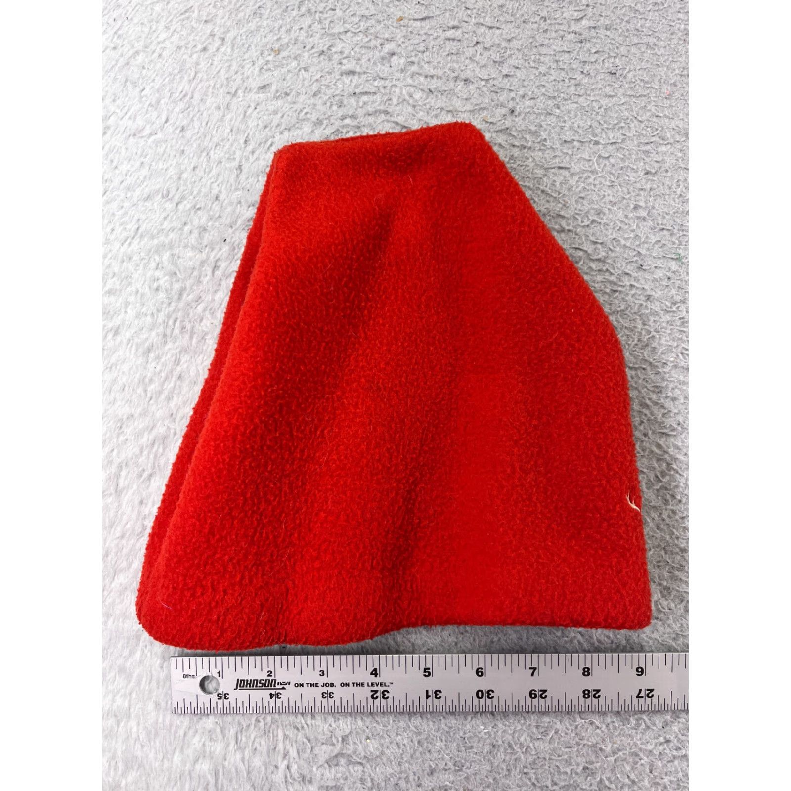 Vintage Reindeer Antlers Beanie Toque Adult One Size Red Knit Fleece 100% Polyester Size US M / EU 48-50 / 2 - 2 Thumbnail
