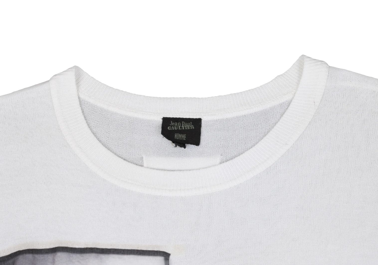 Jean Paul Gaultier Star Jacquard Knit Top in Off-White with Flaws Size US M / EU 48-50 / 2 - 3 Thumbnail