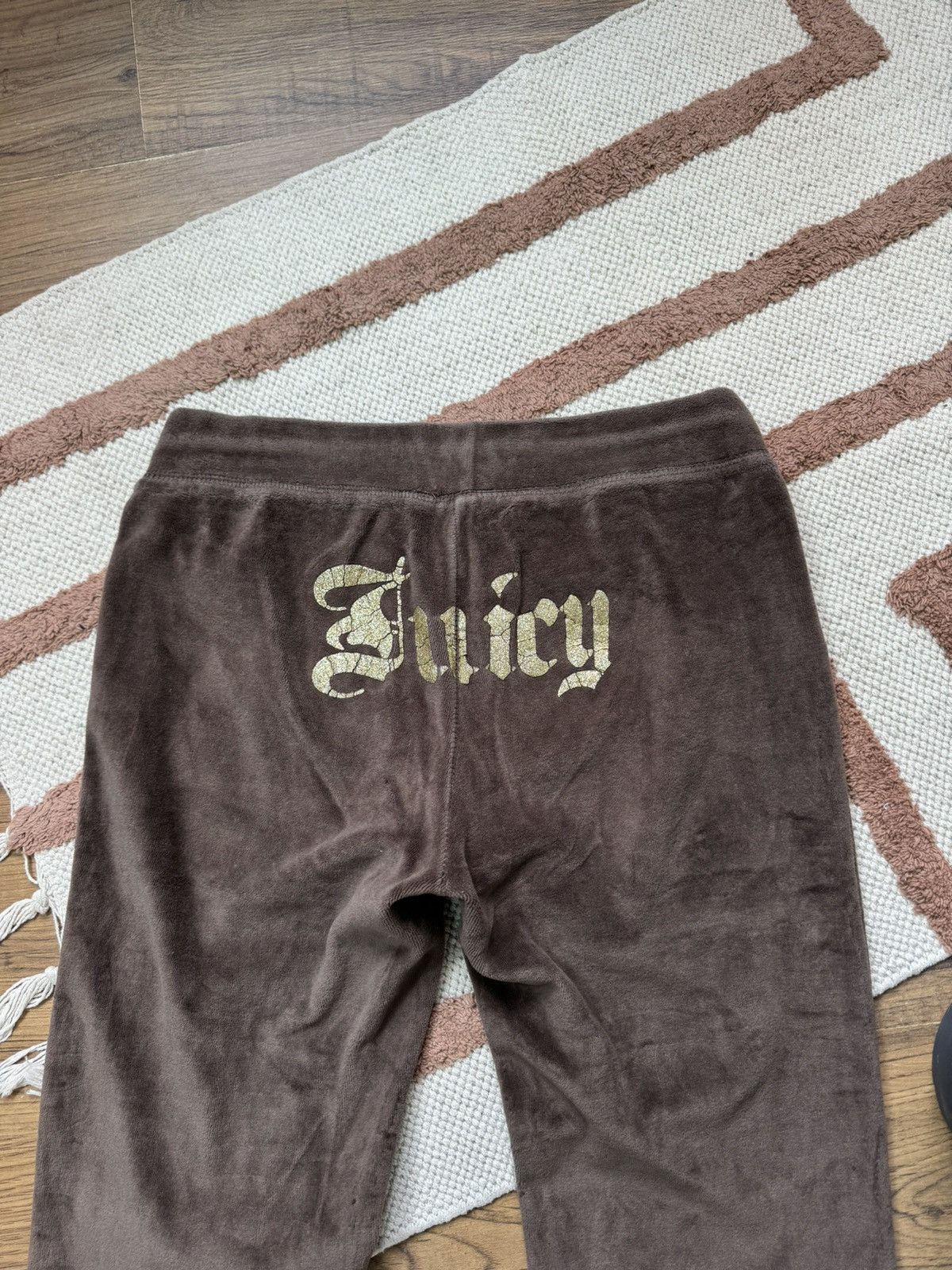Juicy Couture VINTAGE JUICY COUTURE BROWN PANTS Size 30" / US 8 / IT 44 - 7 Thumbnail