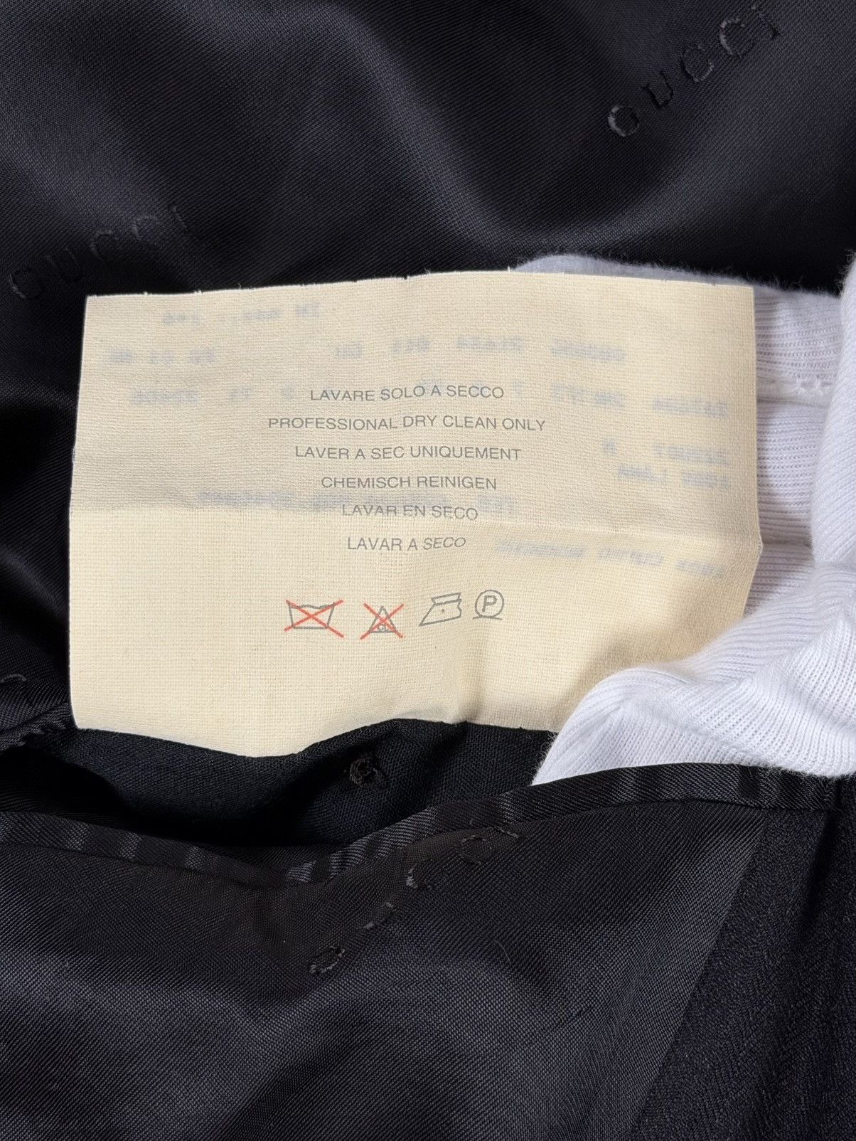 Gucci Gucci Classic Black Suit | Original | Size 52 | Size 52L - 14 Thumbnail