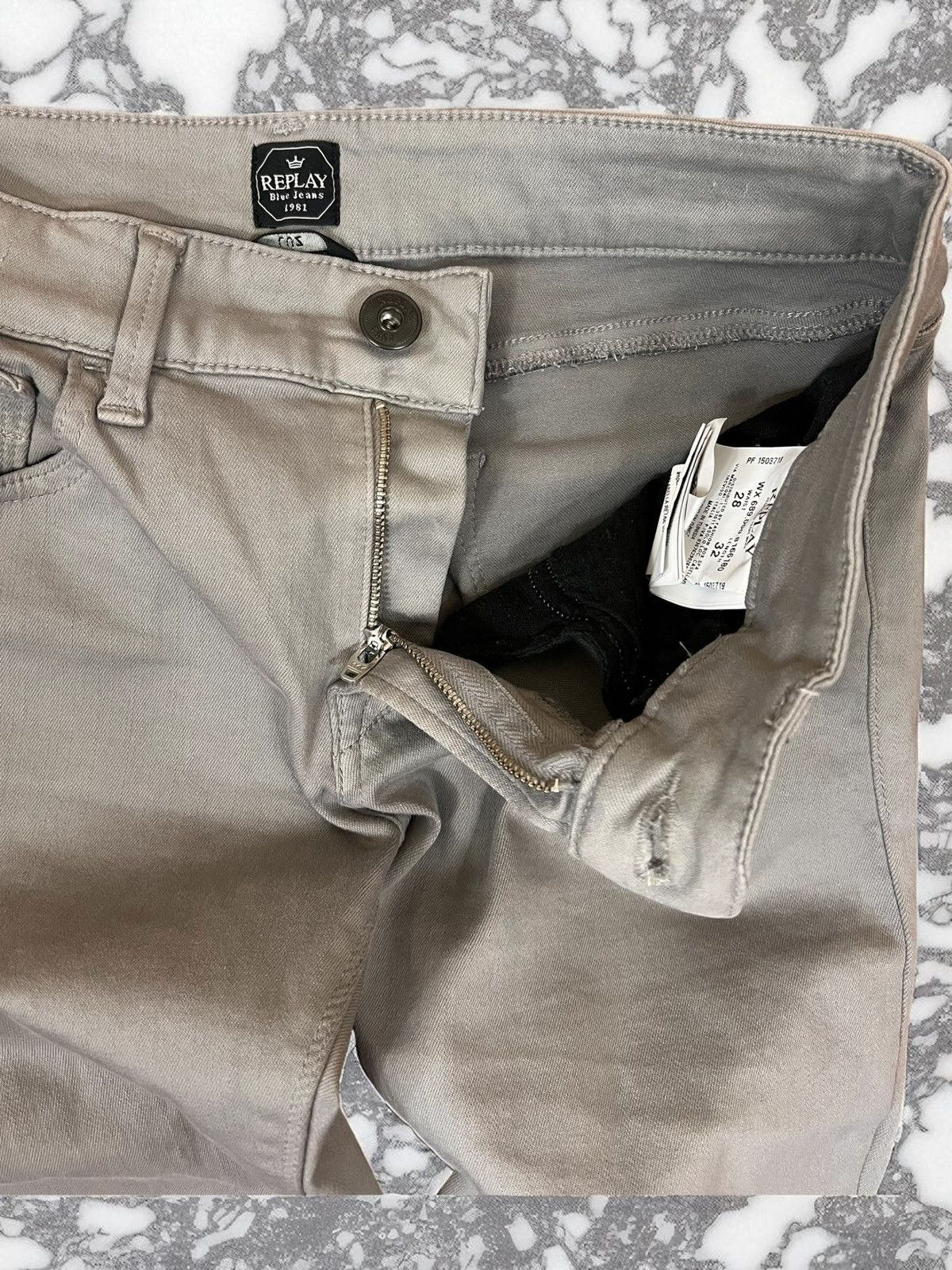 Replay Replay Luz gray skinny jeans size W28 L32 Size 28" / US 6 / IT 42 - 5 Thumbnail