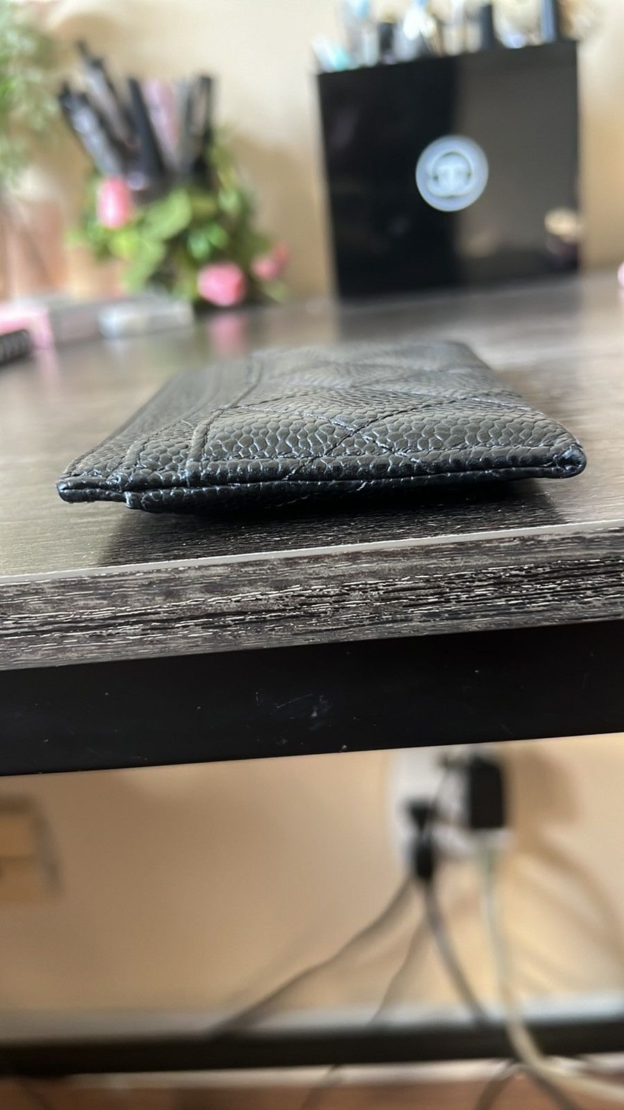 Chanel Authentic Chanel card holder Black Silver Size ONE SIZE - 8 Thumbnail