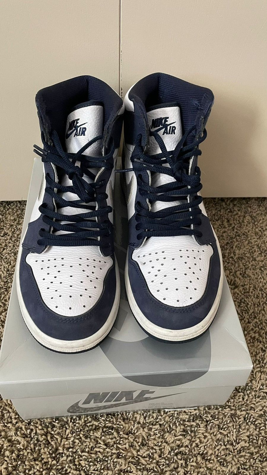 Jordan Brand × Nike Air Jordan 1 co.jp Midnight Navy Size US 9 / EU 42 - 2 Thumbnail