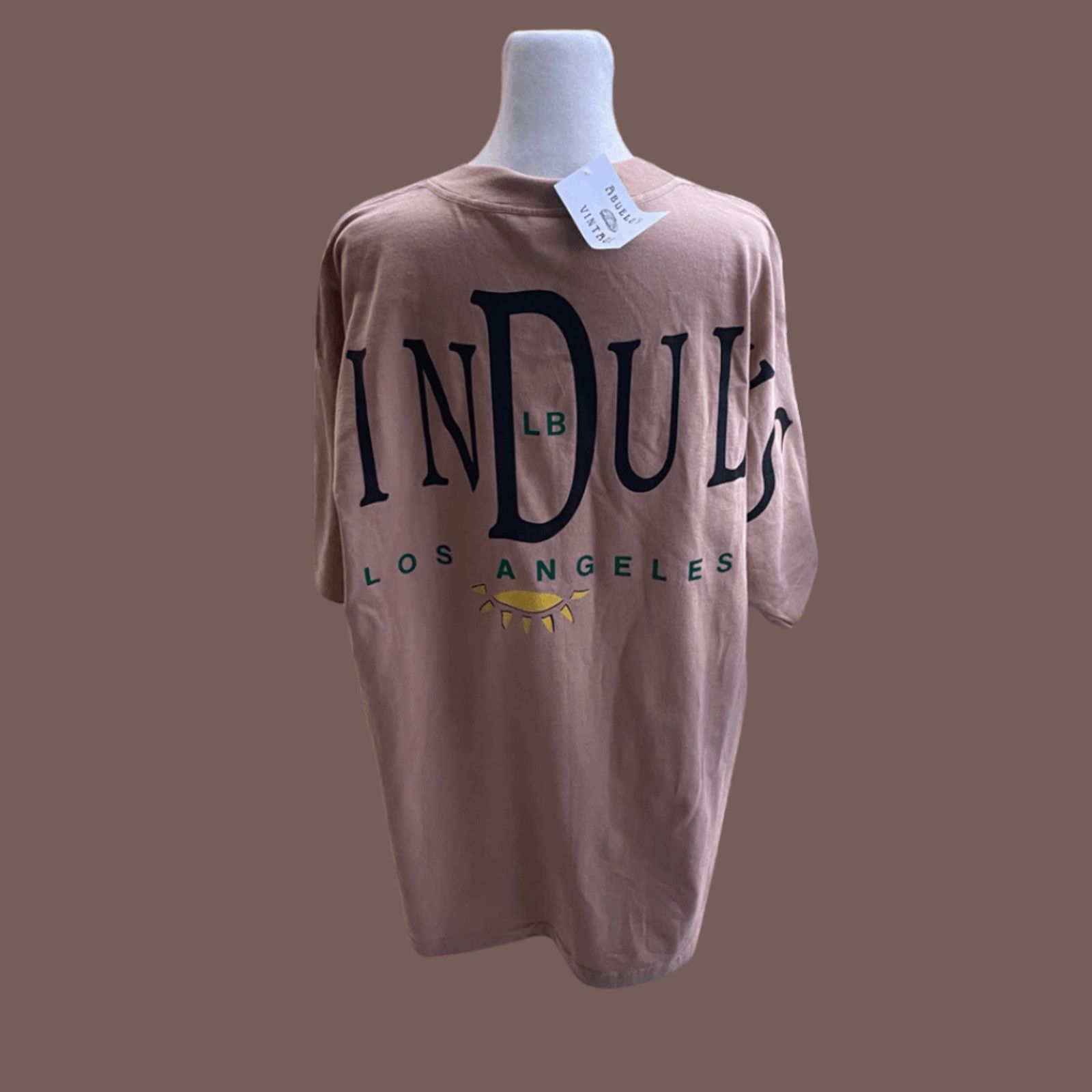 Vintage VTG Graphic Tee Murina Spin Dulys Tan USA | 90s Skatecore XL Size US XL / EU 56 / 4 - 3 Thumbnail