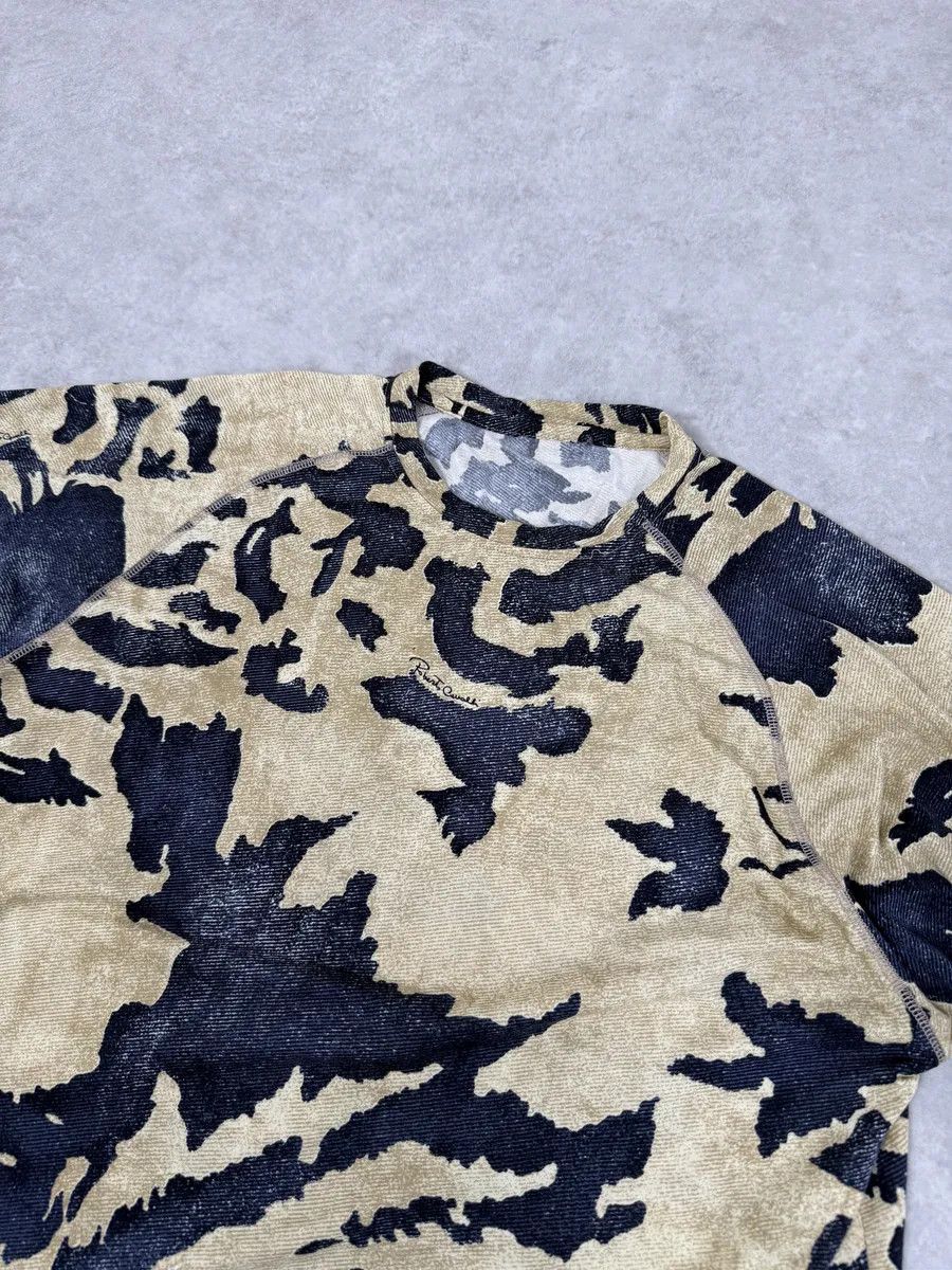 Roberto Cavalli AW2001 Roberto Cavalli Camo Bird Beige T-Shirt Size US M / EU 48-50 / 2 - 9 Thumbnail