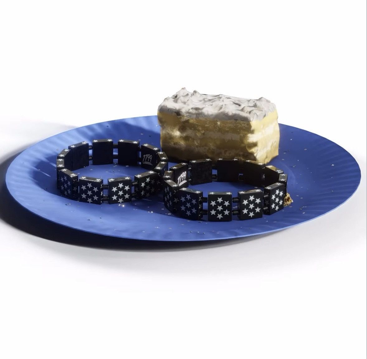 1199 Bazo 1199 Diamond Crosses Bracelet Size ONE SIZE - 9 Thumbnail