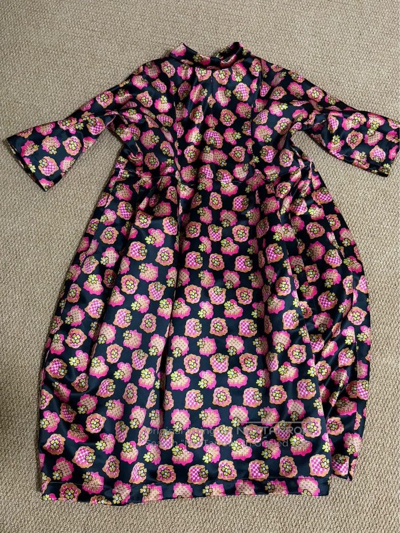 Comme des Garcons Comme Des Garcons Round Neck Floral Dress Size M / US 6-8 / IT 42-44 - 2 Thumbnail