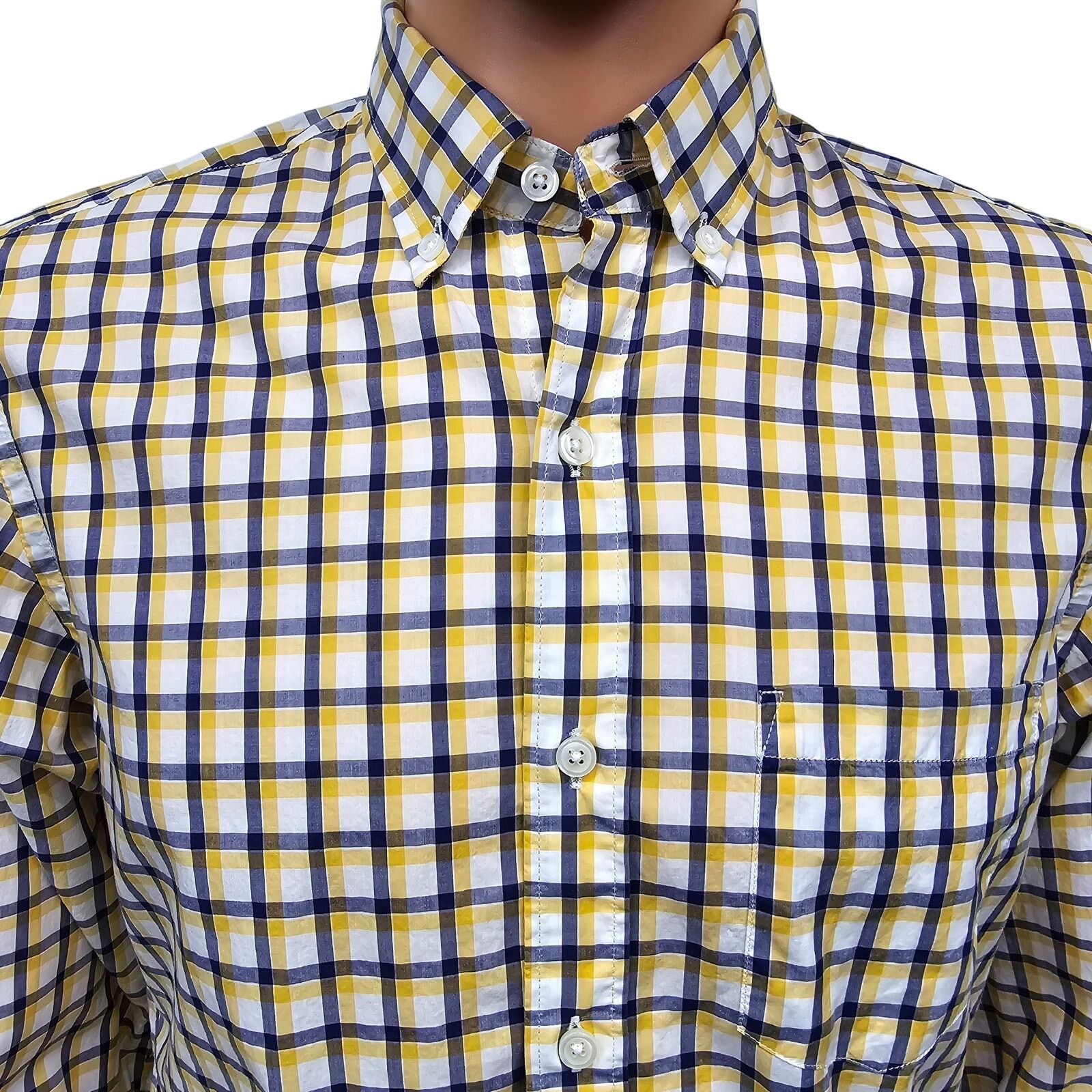 J.Crew J. Crew NY Light Weight Shirt Men S Button Down Check Plaid Size US S / EU 44-46 / 1 - 2 Thumbnail