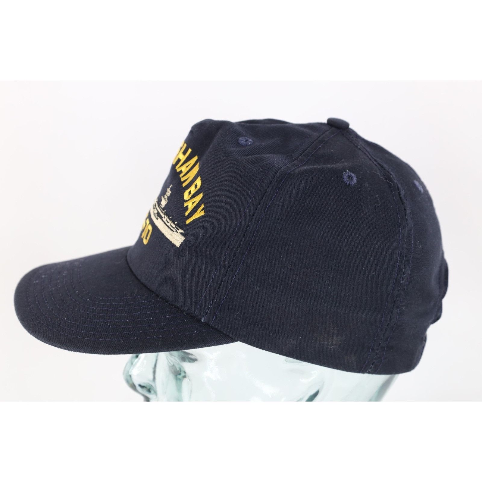 Vintage Vintage 70s 80s Faded USS Fanshaw Bay CVE-70 War Ship Hat Size ONE SIZE - 4 Thumbnail