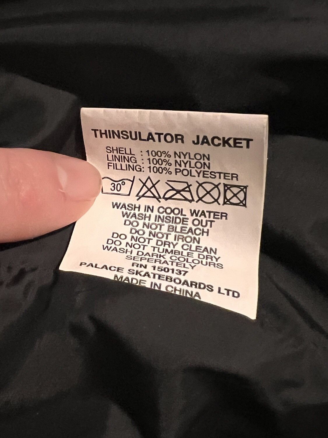 Palace Palace Thinsulator Jacket (Vintage) Size US XL / EU 56 / 4 - 7 Thumbnail