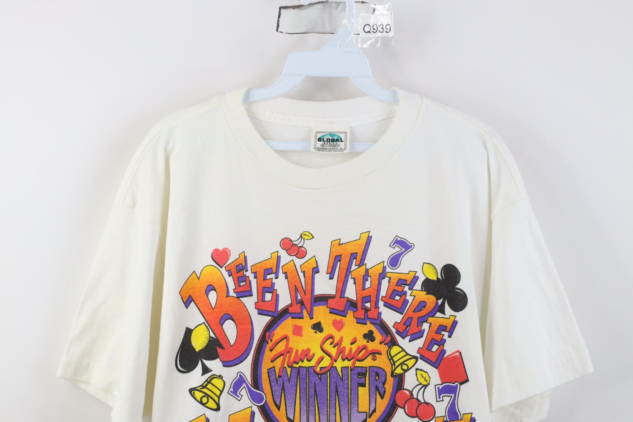 Vintage Vintage 90s Streetwear Cruise Ship Gambling Cards T-Shirt Size US L / EU 52-54 / 3 - 2 Thumbnail