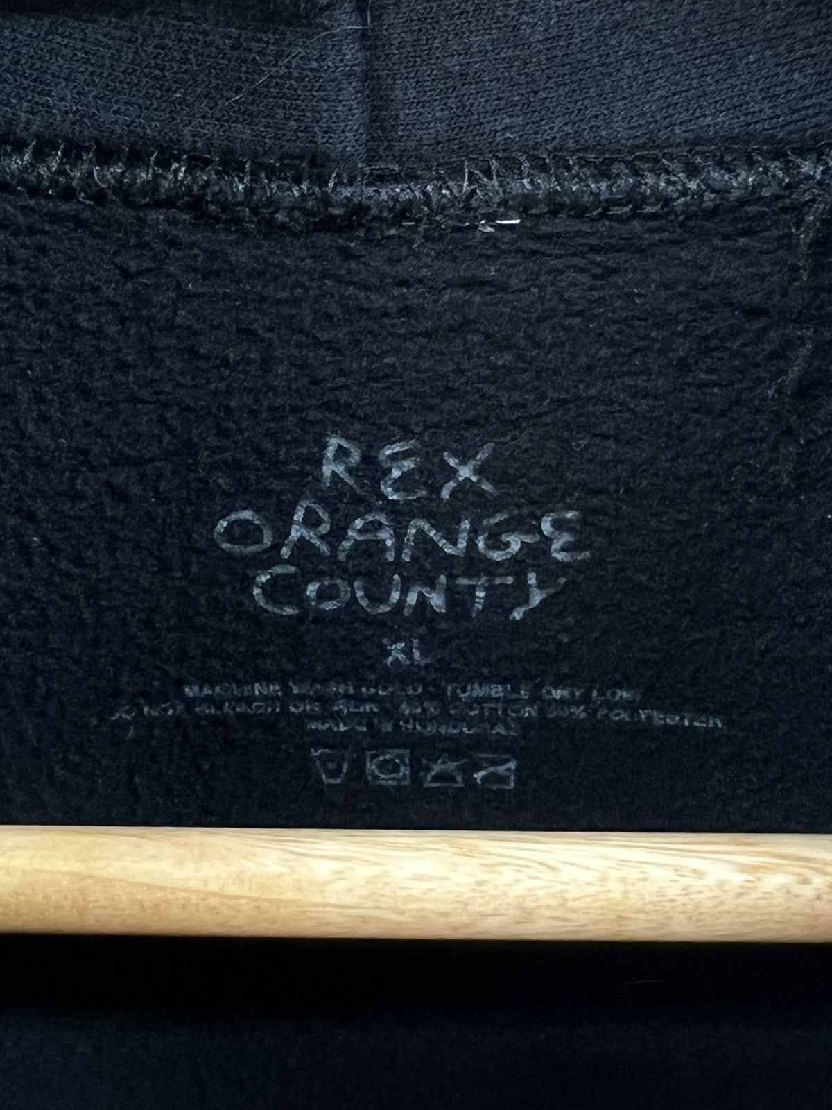 Other Rex Orange County Hoodie Who Cares? Tour Merch Black Size US XL / EU 56 / 4 - 3 Thumbnail