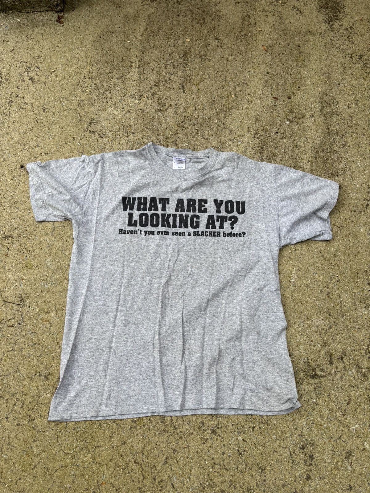 Vintage Vintage Slacker T Shirt Size US L / EU 52-54 / 3 - 1 Thumbnail